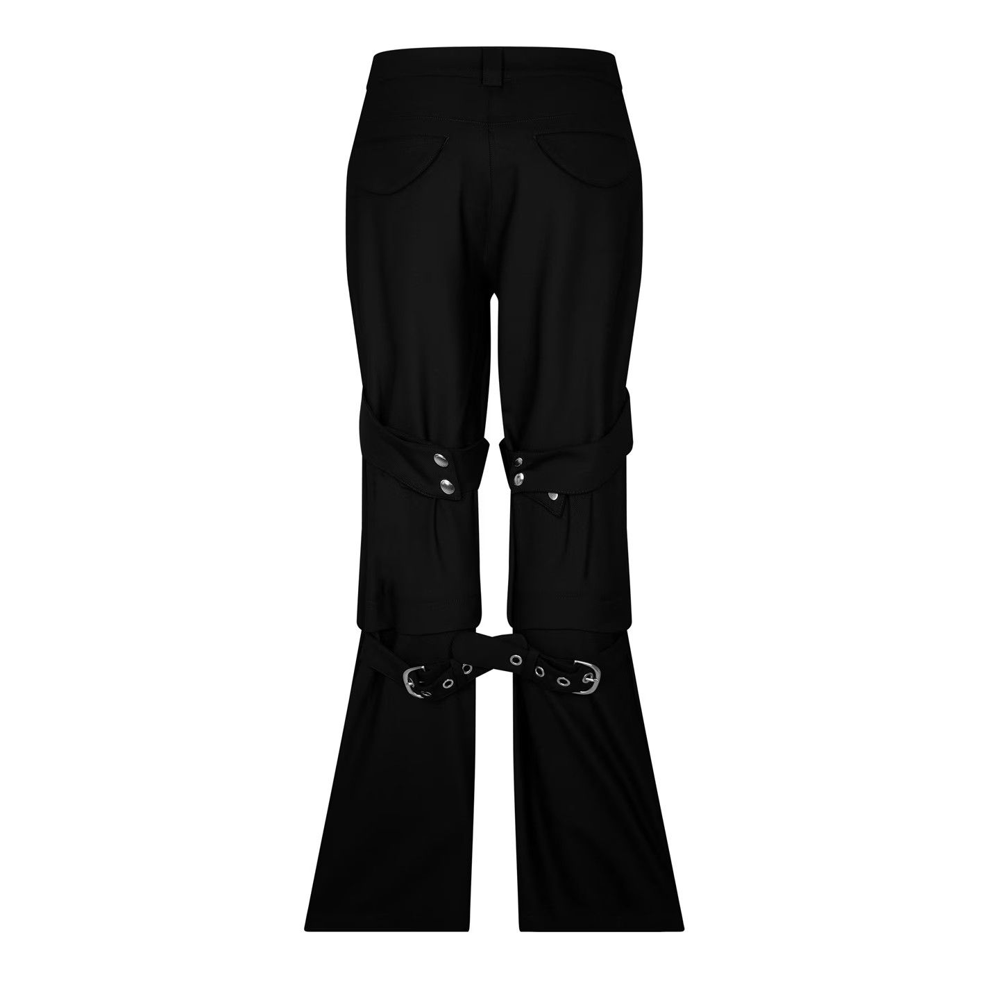Off-White o1g2r1mq1224 Belted Cargo Trousers in Black Size 29" - 2 Thumbnail