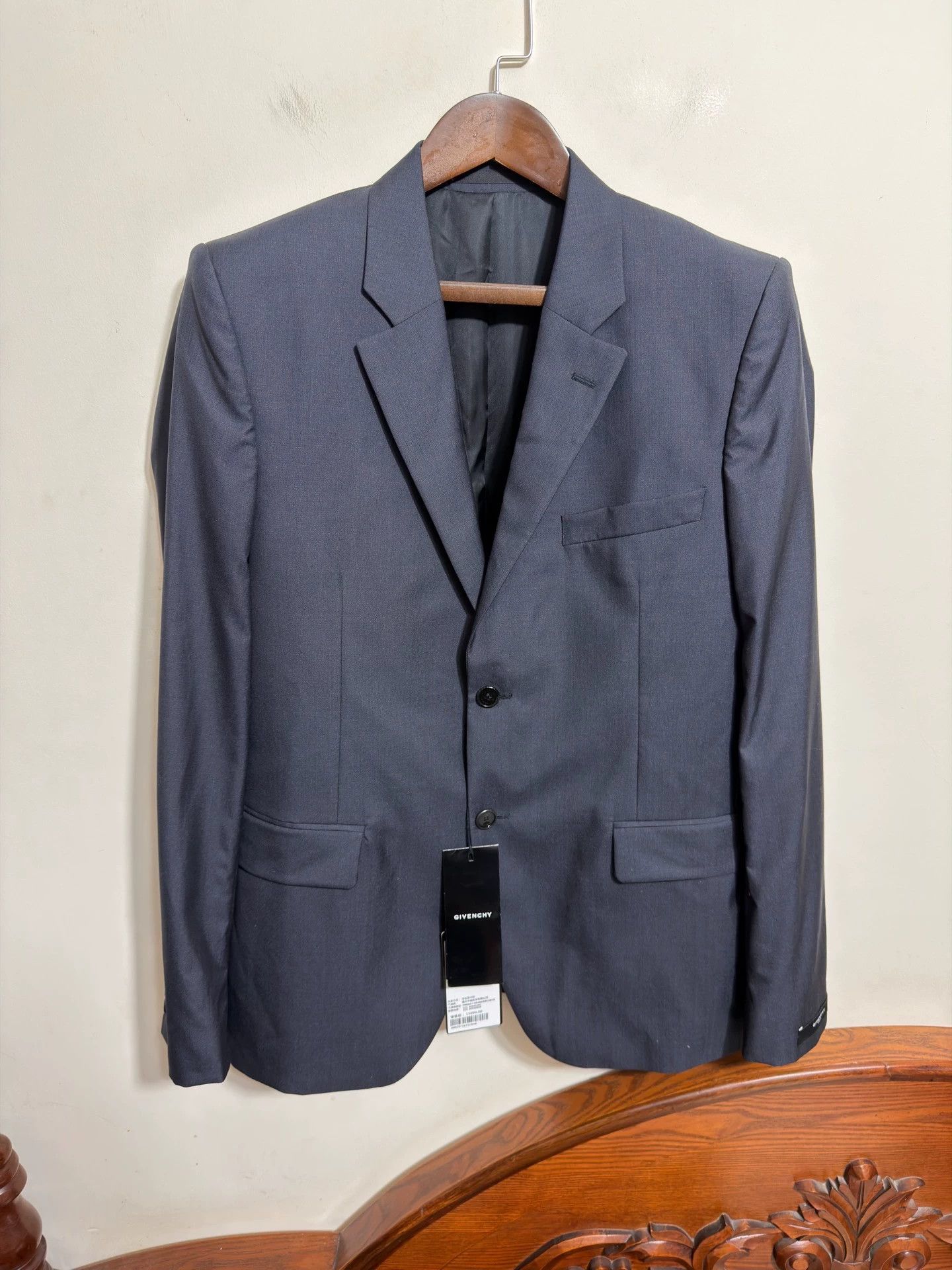 Givenchy Givenchy Navy Slim Fit Suit Jacket 50 Size 50S - 1 Thumbnail
