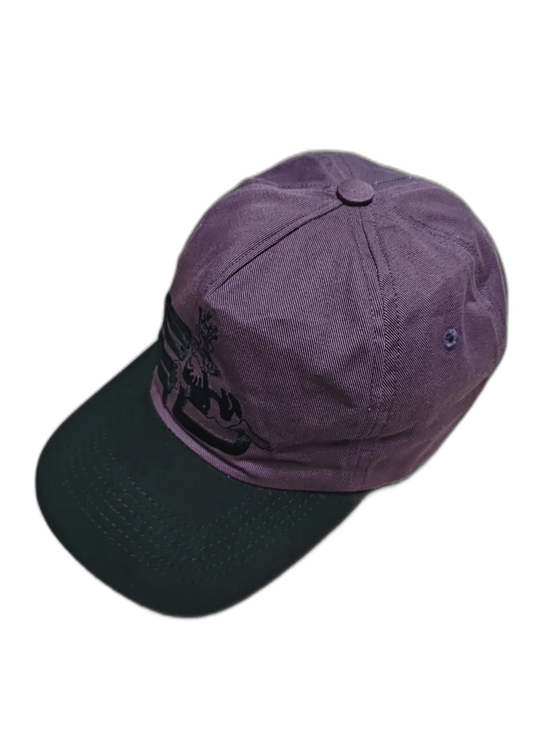 Enfants Riches Deprimes embroidered rabbit cap in black and purple Size ONE SIZE - 1 Thumbnail