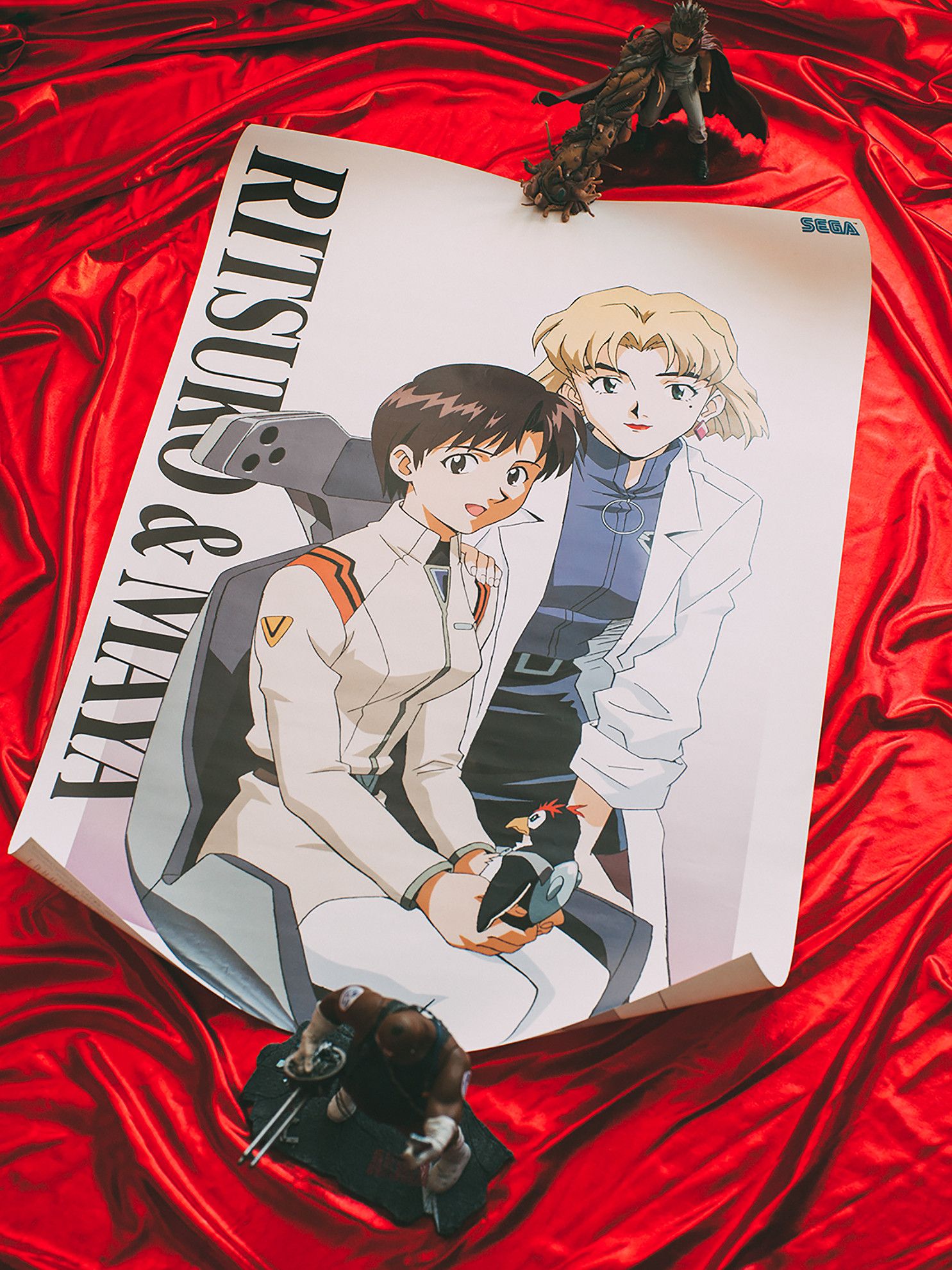 Japanese Brand Vintage 90s Neon Genesis Evangelion "Ritsuko & Maya" Poster Size ONE SIZE - 1 Thumbnail