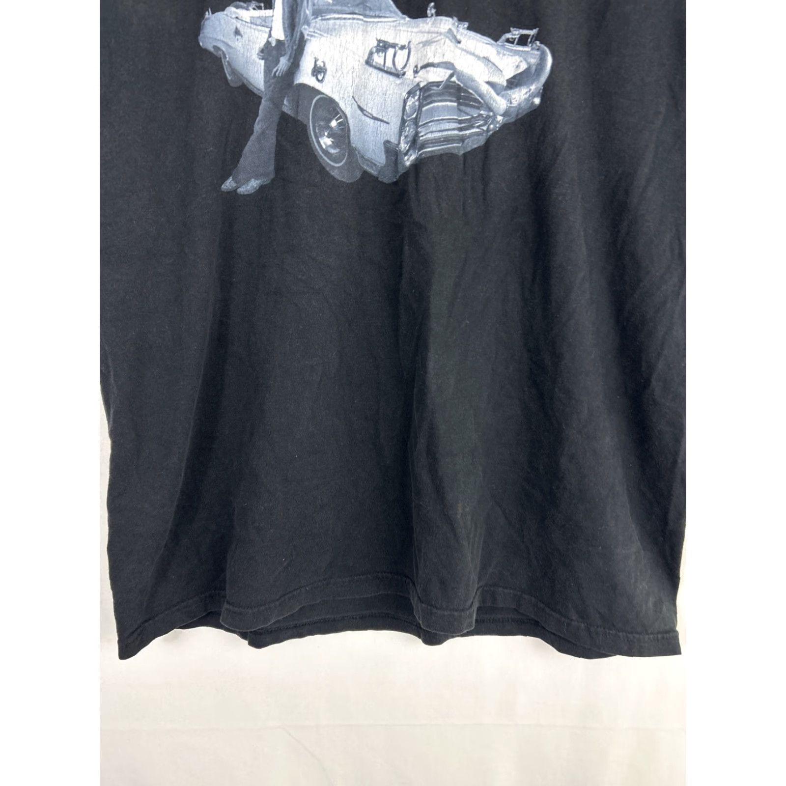 Hanes VINTAGE Kid Rock Born Free Tour 2011 Band Tee Black T-Shirt Size L Double Sided Rock Shirt Mens Size US L / EU 52-54 / 3 - 5 Thumbnail