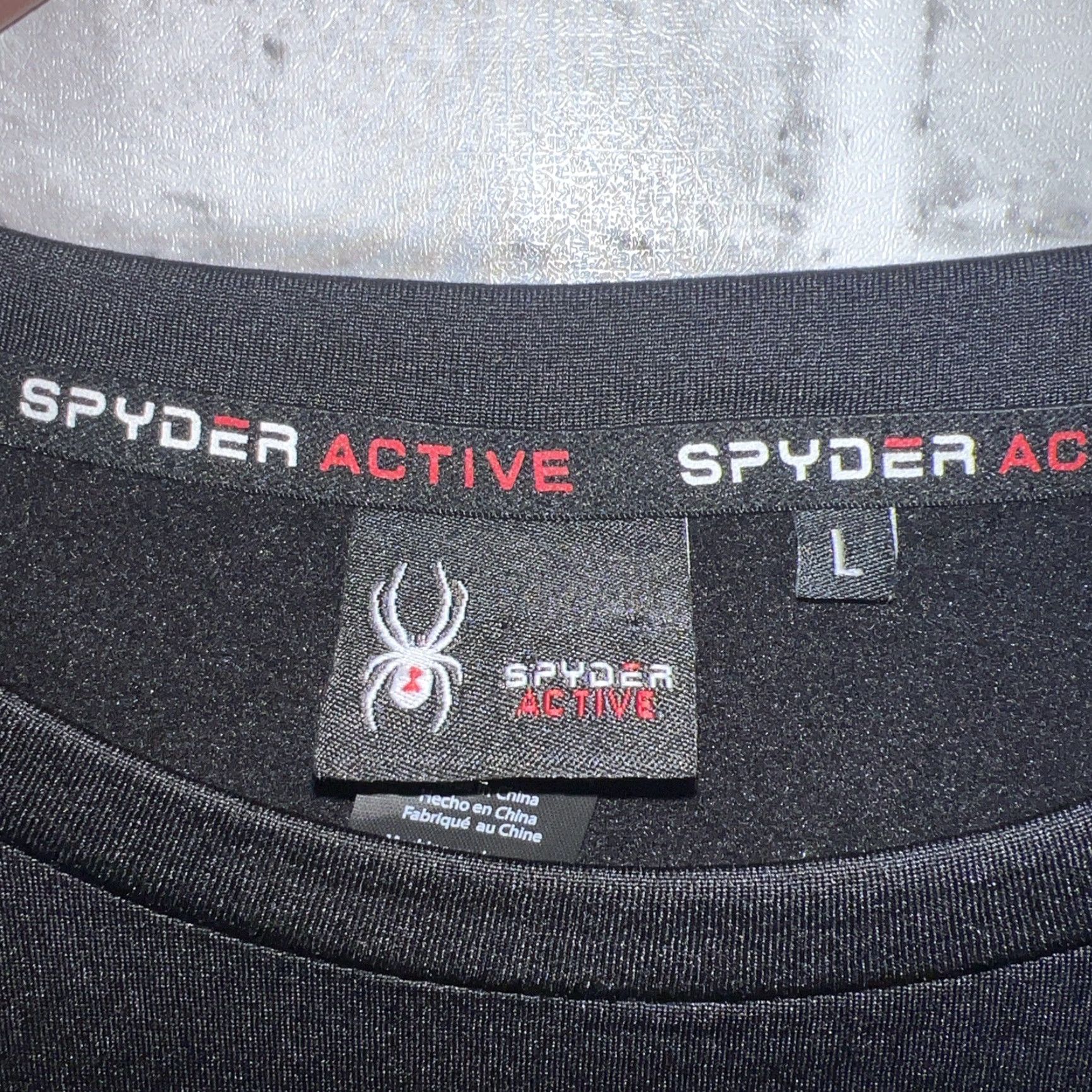 Spyder Spyder Black Longsleeve Athletic T-Shirt Mens L Size US L / EU 52-54 / 3 - 3 Thumbnail