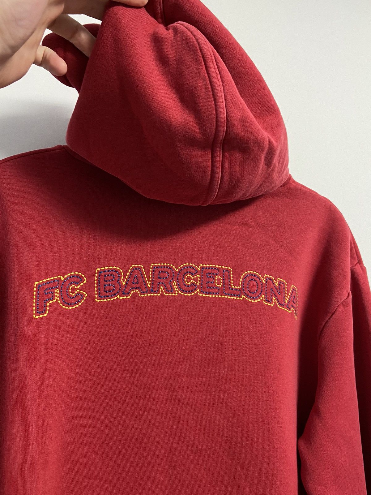 Nike Nike Vintage Hoodie FC Barcelona y2k style Size US L / EU 52-54 / 3 - 10 Thumbnail