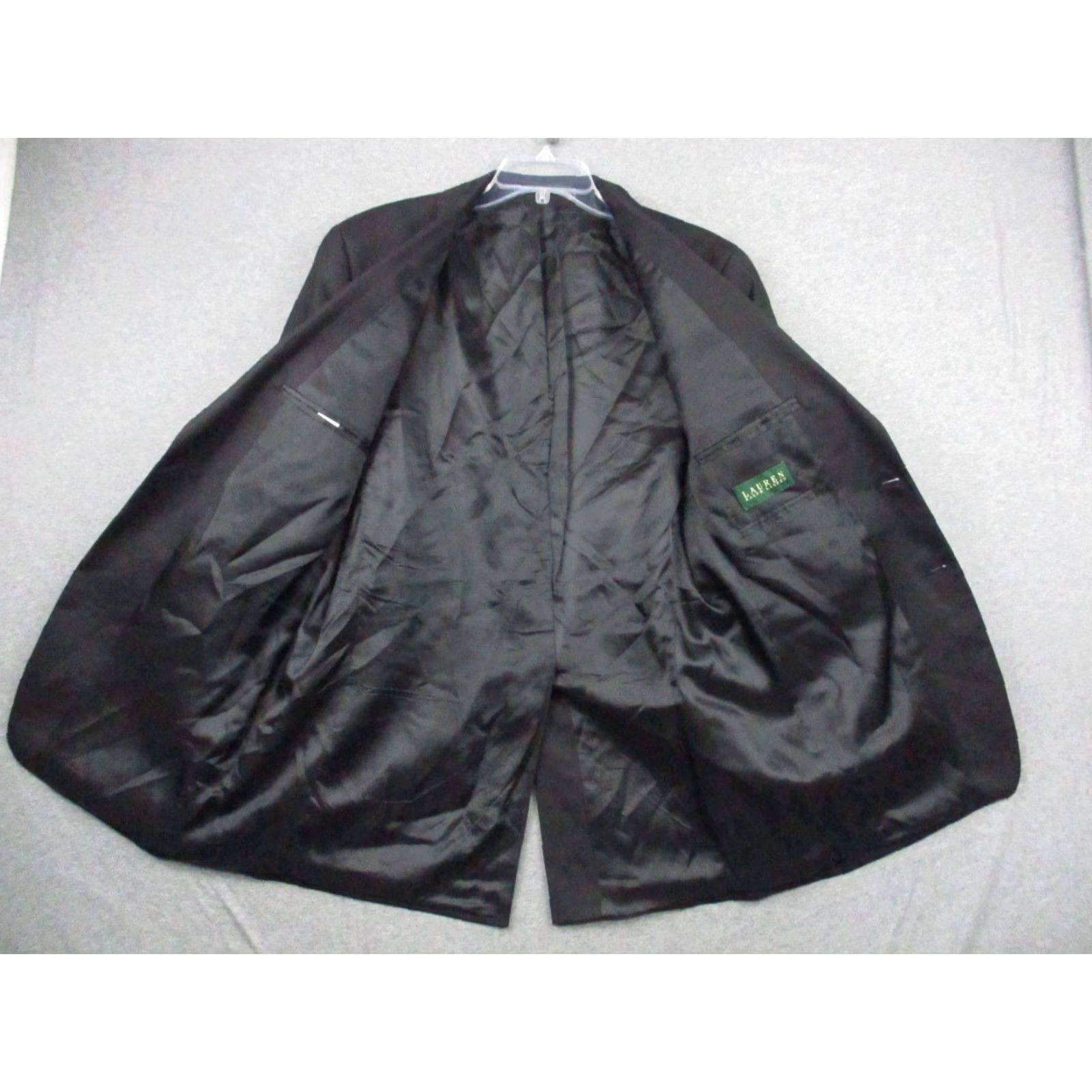 Ralph Lauren Lauren Ralph Lauren Blazer Men 40L Wool Cashmere Sport Coat Jacket Black Size 40R - 5 Thumbnail