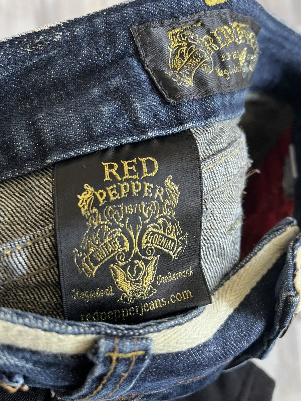 Japanese Brand × Le Grande Bleu (L.G.B.) Red Pepper flared denim 30 Size US 30 / EU 46 - 4 Thumbnail