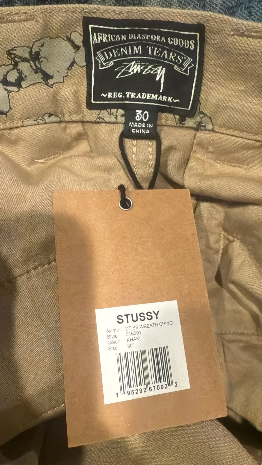 DENIM TEARS × Stussy Denim Tears x Stussy “Chino Wreaths” Size US 30 / EU 46 - 6 Thumbnail