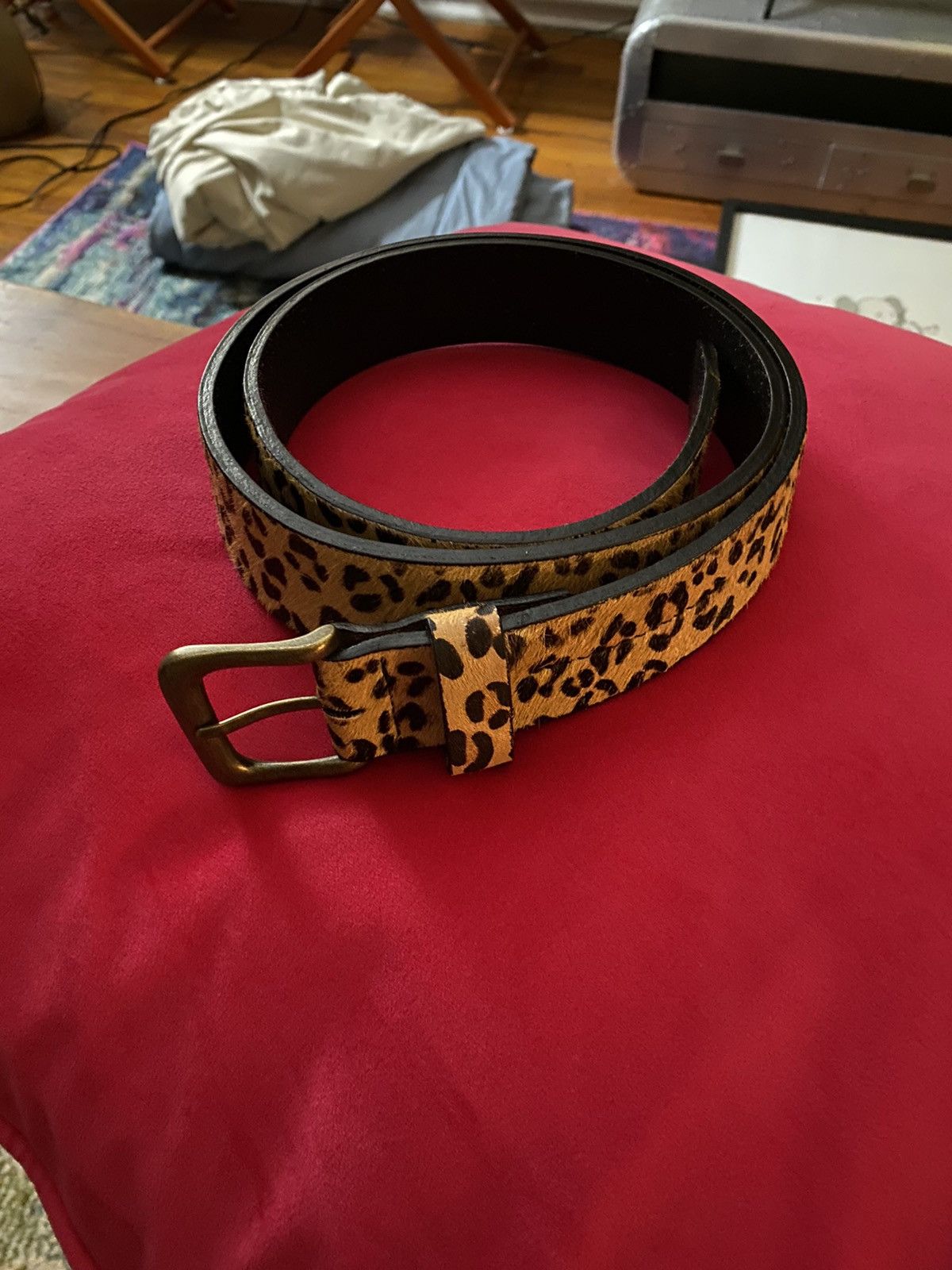 Levi's × Supreme Supreme x Levis Leopard Print Fur Belt - 2012 Size 36 - 3 Thumbnail