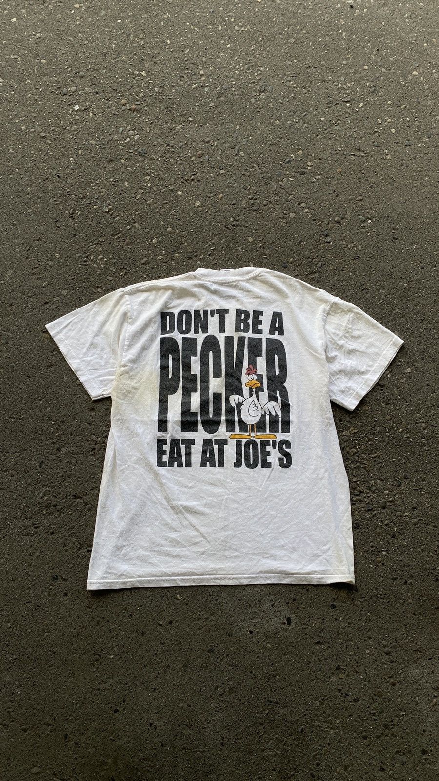 Vintage 90s Don’t Be A Pecker Tee Size US L / EU 52-54 / 3 - 1 Thumbnail
