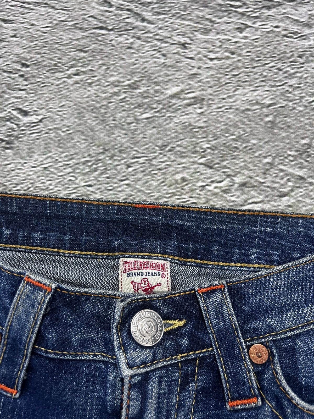 True Religion × Vintage True Religion vintage blue denim shorts jorts Size 28" / US 6 / IT 42 - 7 Thumbnail