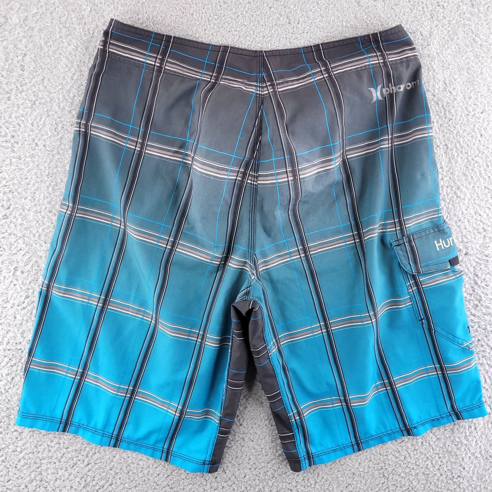Hurley Hurley Phantom Board Shorts Mens 30 Blue Swim Trunks Bottoms Bathing Suit Size US 30 / EU 46 - 5 Thumbnail