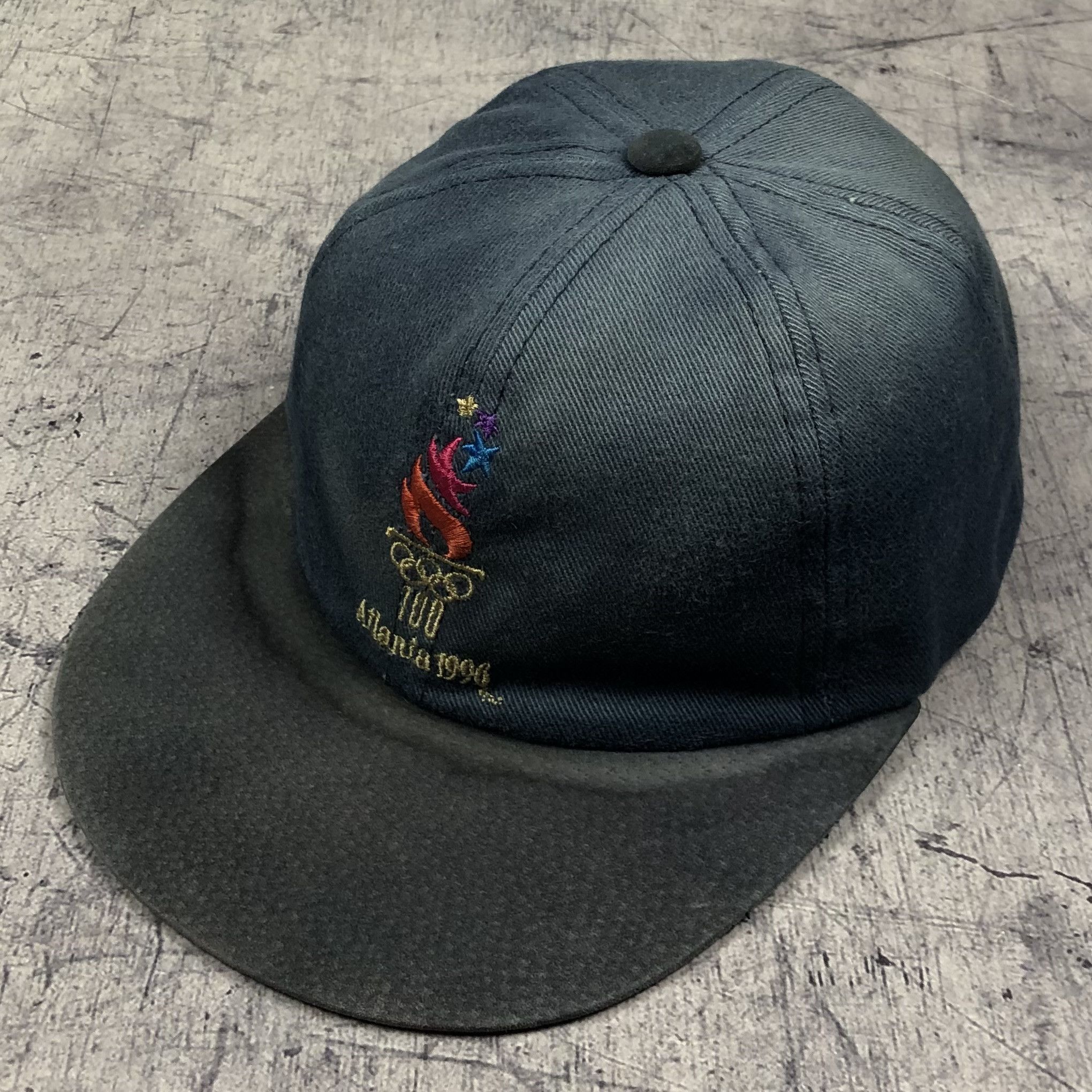 Vintage 1996 Atlanta Olympic Game Cap Size ONE SIZE - 2 Thumbnail