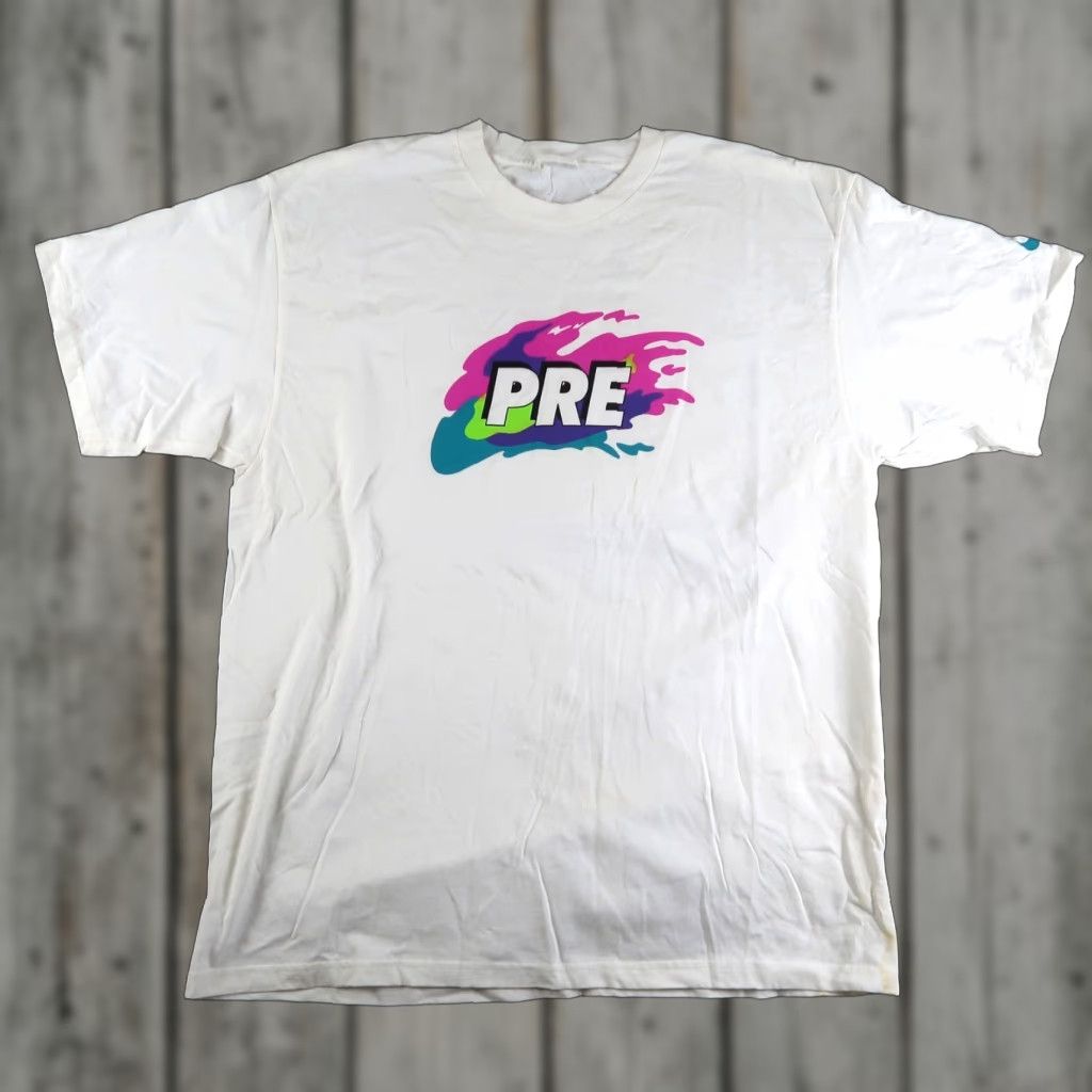 Nike VINTAGE Nike Steve Prefontaine Memorial 10K Run XL T Shirt Men's White 1990s Graphic Tee Size US XL / EU 56 / 4 - 1 Thumbnail