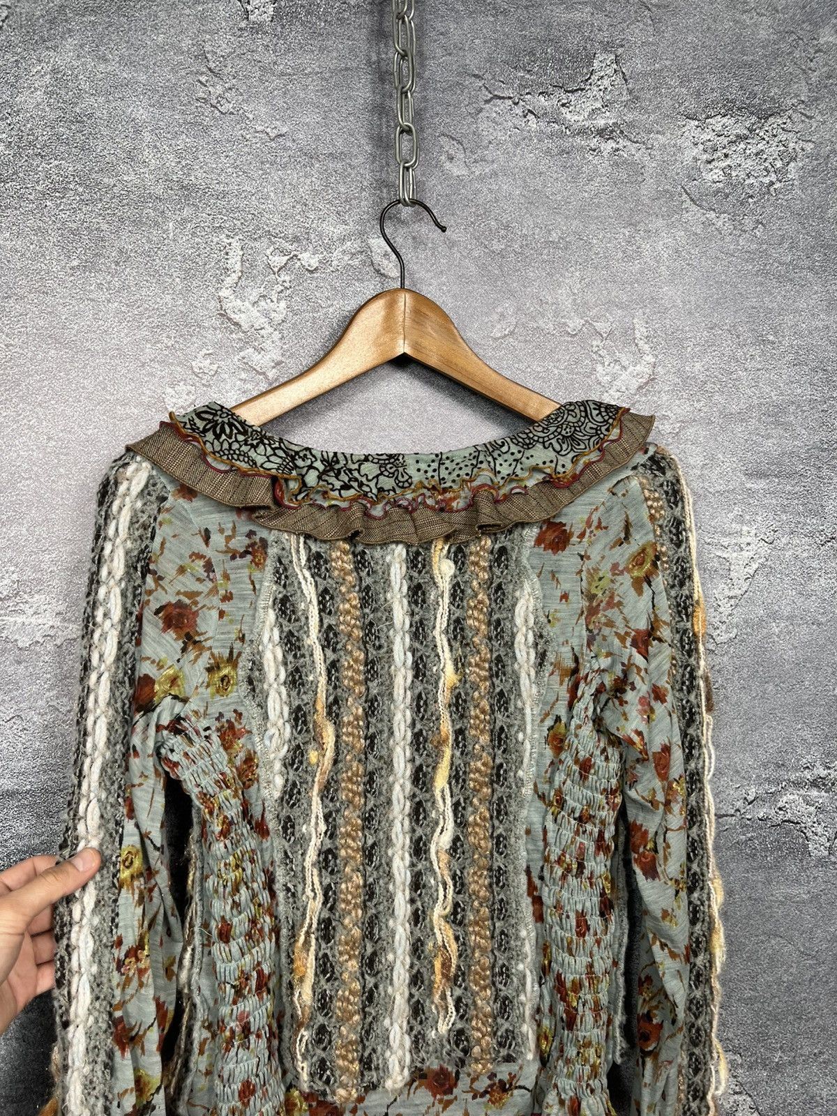 Vintage Vintage Tricot Chic Avant Garde Save the Queen Style Blouses Size L / US 10 / IT 46 - 11 Thumbnail