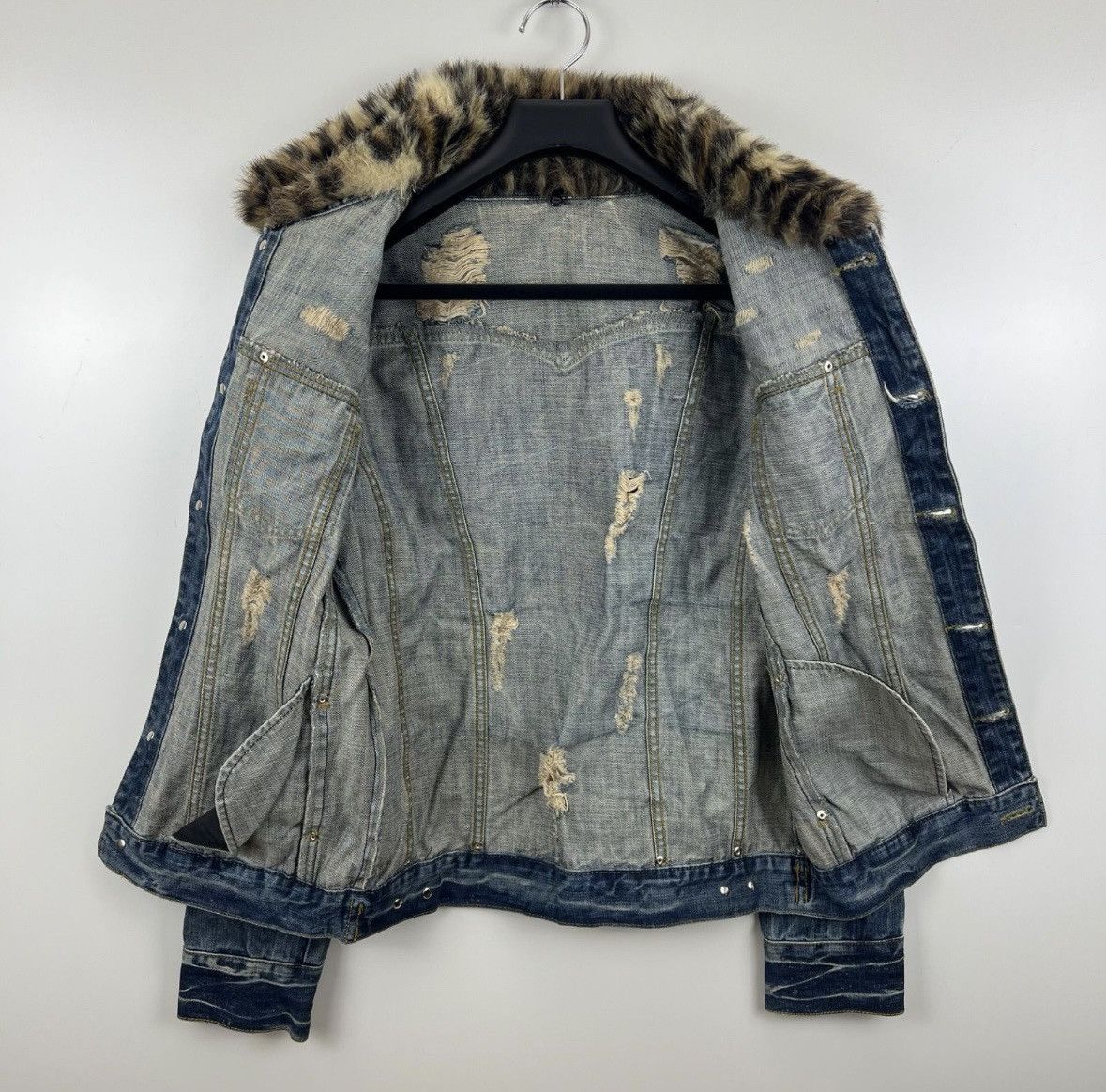 Other GENNARO Leopard Denim Jacket Size US S / EU 44-46 / 1 - 6 Thumbnail