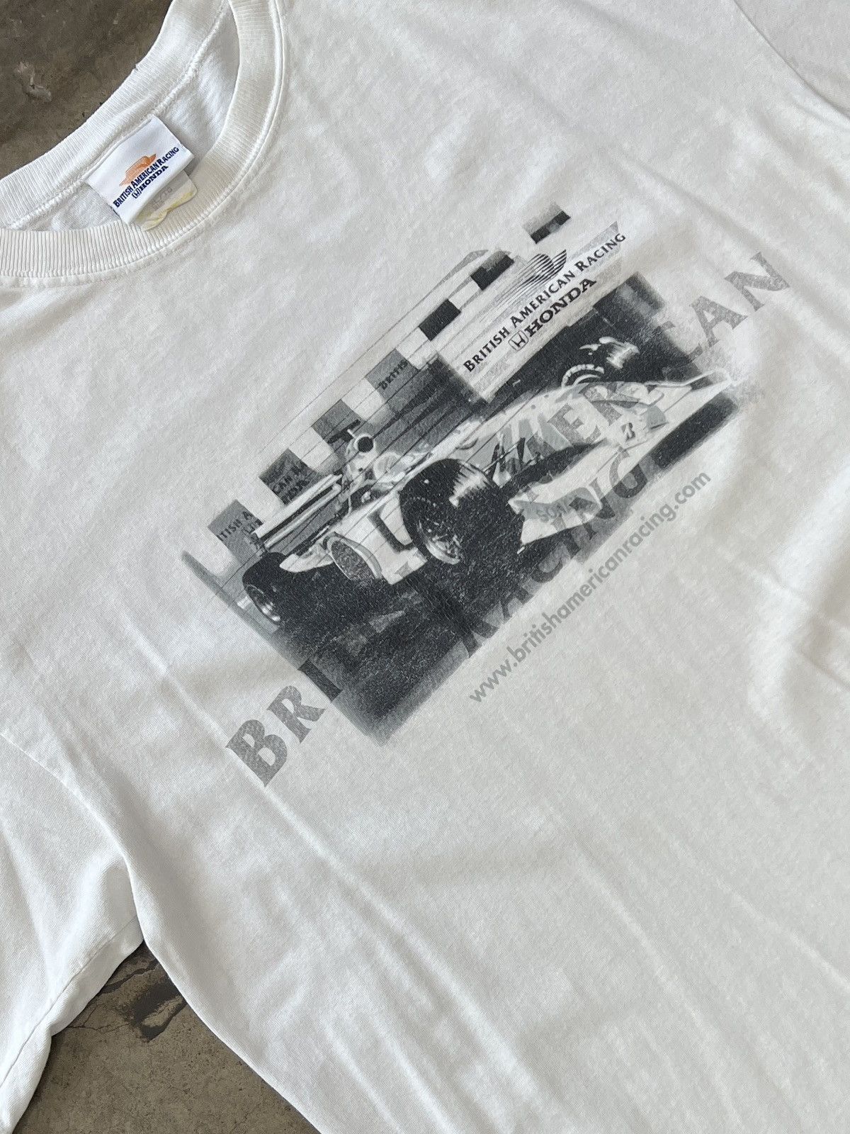 Vintage Vintage British American Racing Honda Sponsor Tee XL Size US XL / EU 56 / 4 - 1 Thumbnail