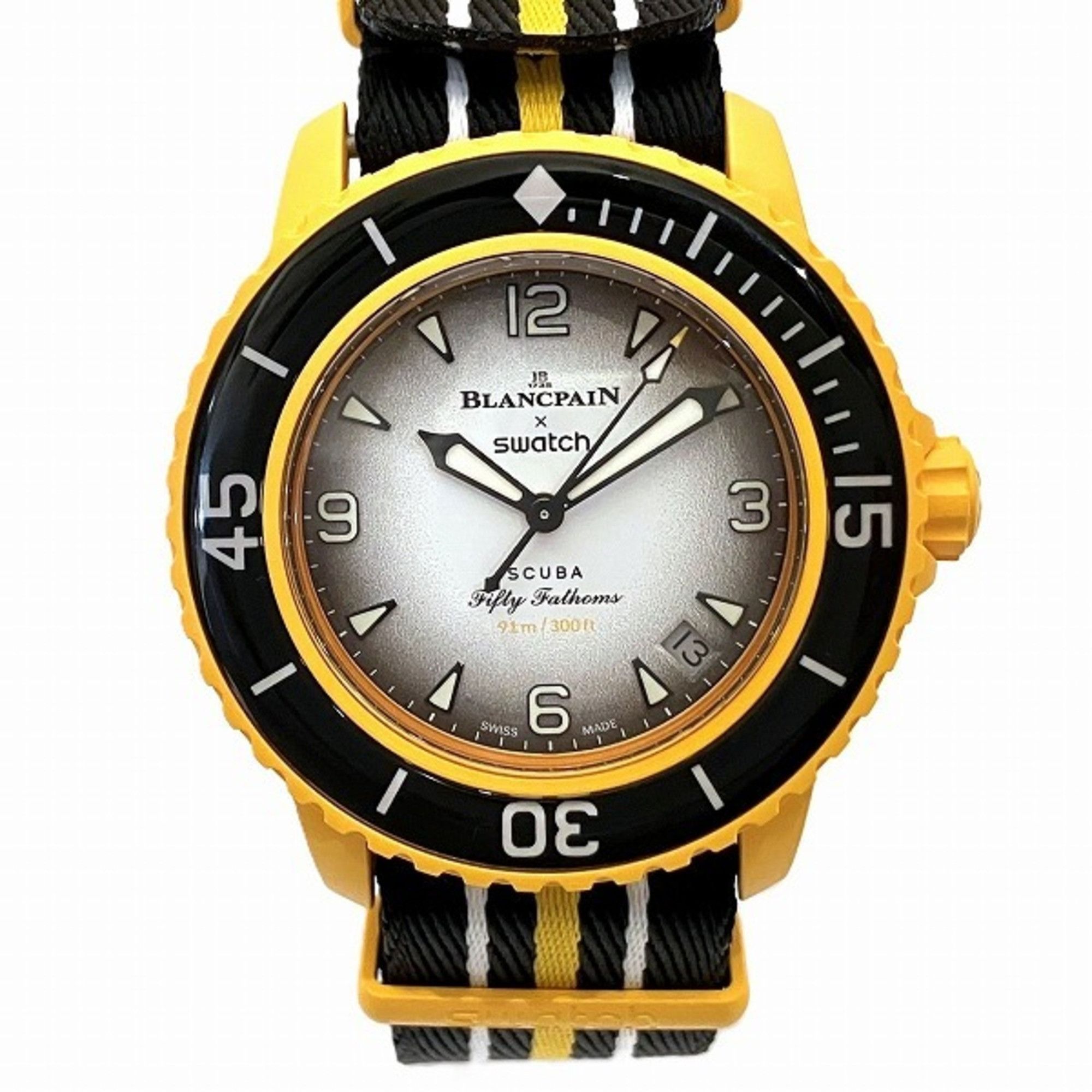 Other Blancpain Swatch Pacific Ocean S035P100 Automatic Watch Men's Wristwatch Size ONE SIZE - 1 Thumbnail