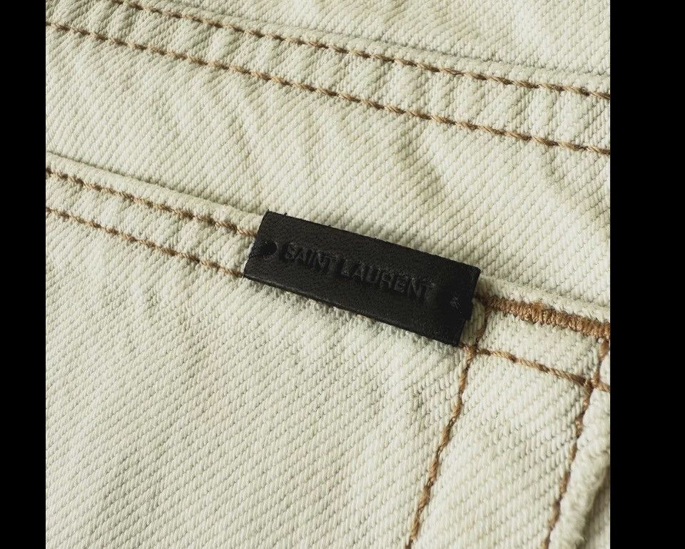 Saint Laurent Paris Saint Laurent Paris White carrot shaped jeans Size US 30 / EU 46 - 5 Thumbnail