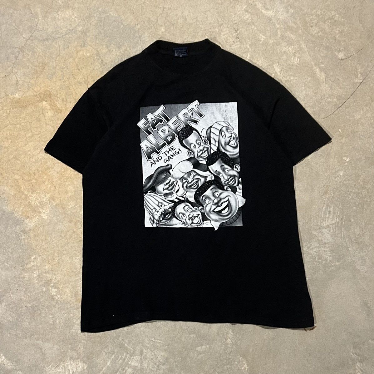 Fubu × Vintage Crazy Vintage 90s Fat Albert and The Gang Cartoon Tee Baggy Size US XXL / EU 58 / 5 - 1 Thumbnail