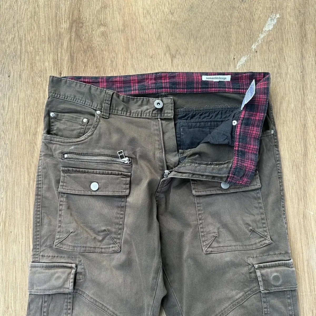 14th Addiction SEMATIC DESIGN JAPANESE MULTIPOCKET BONDAGE VERY RARE PANTS Size US 32 / EU 48 - 6 Thumbnail