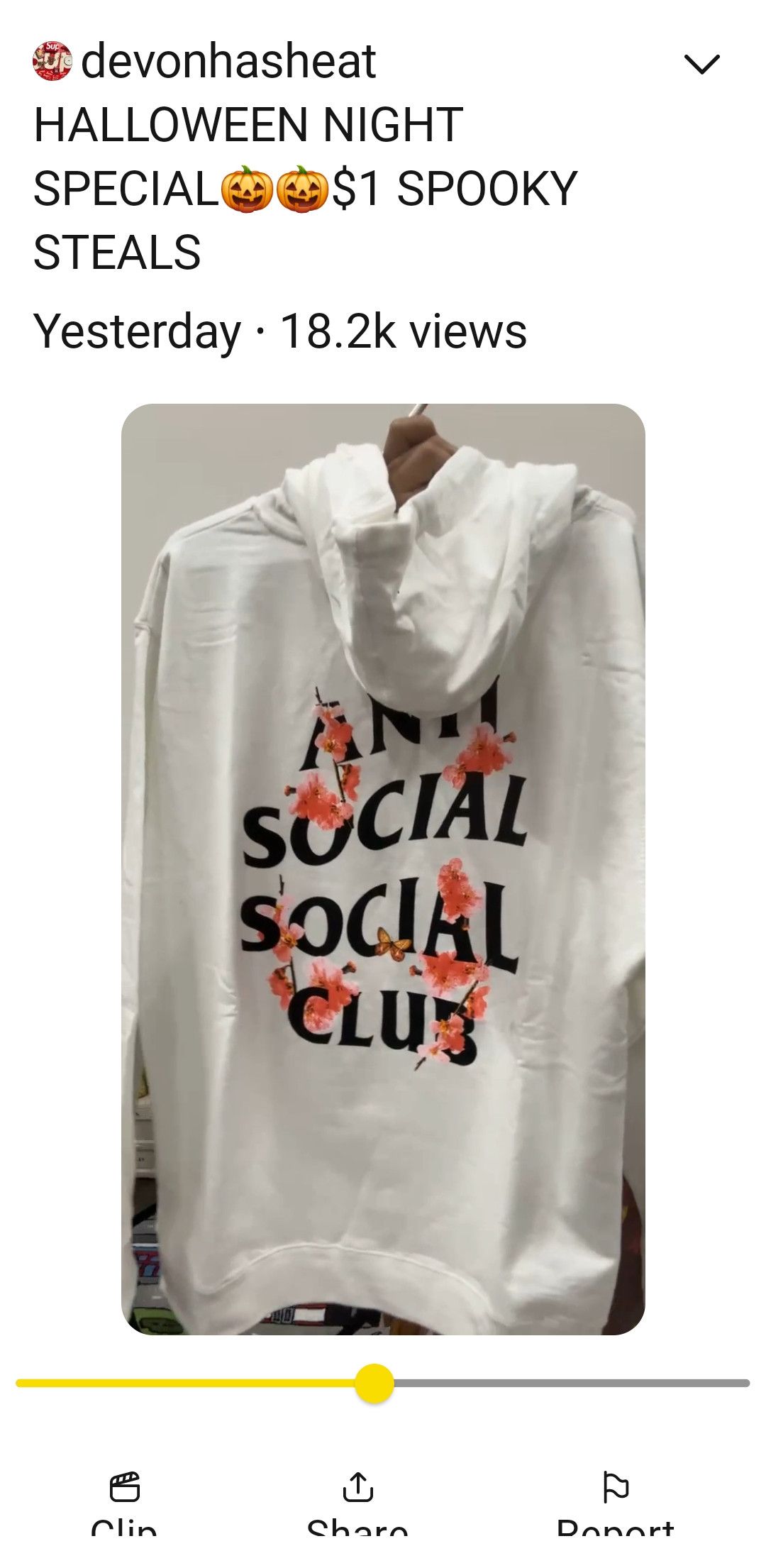 Anti Social Social Club KKLOTCH Size US L / EU 52-54 / 3 - 2 Thumbnail