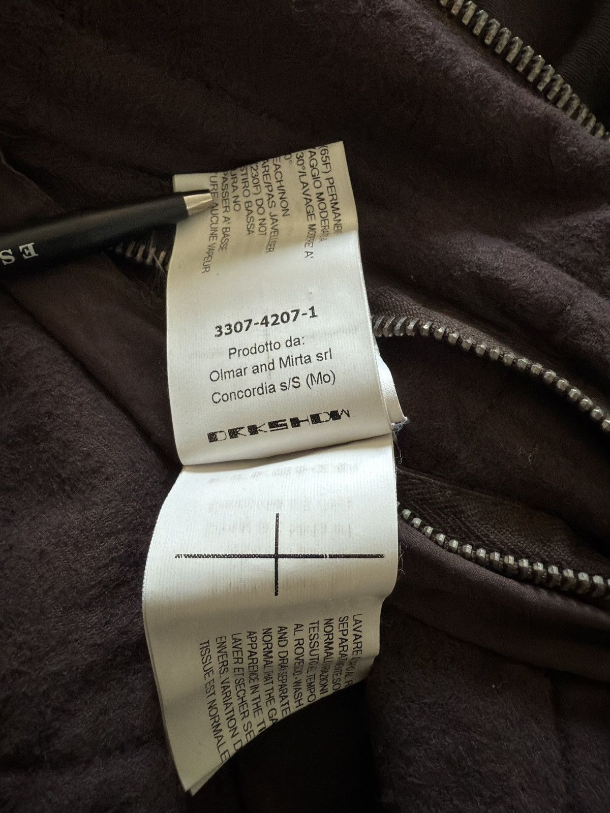 Rick Owens FW14 Blood Camp Geometric Palm Bomber Size US S / EU 44-46 / 1 - 11 Thumbnail