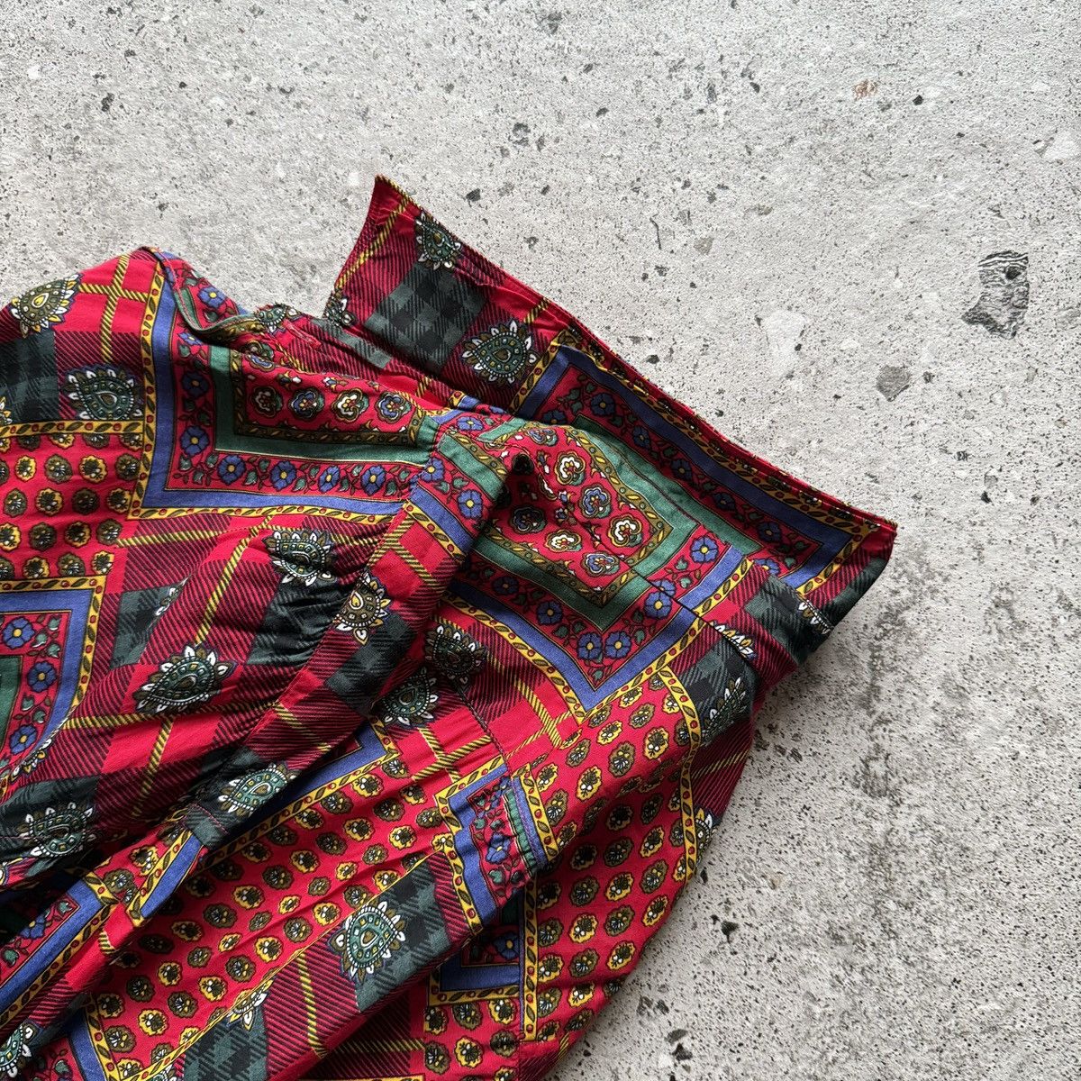 Christian Dior Monsieur Christian Dior Sports Vintage Baroque Paisley Viscose Shirt Size US L / EU 52-54 / 3 - 3 Thumbnail