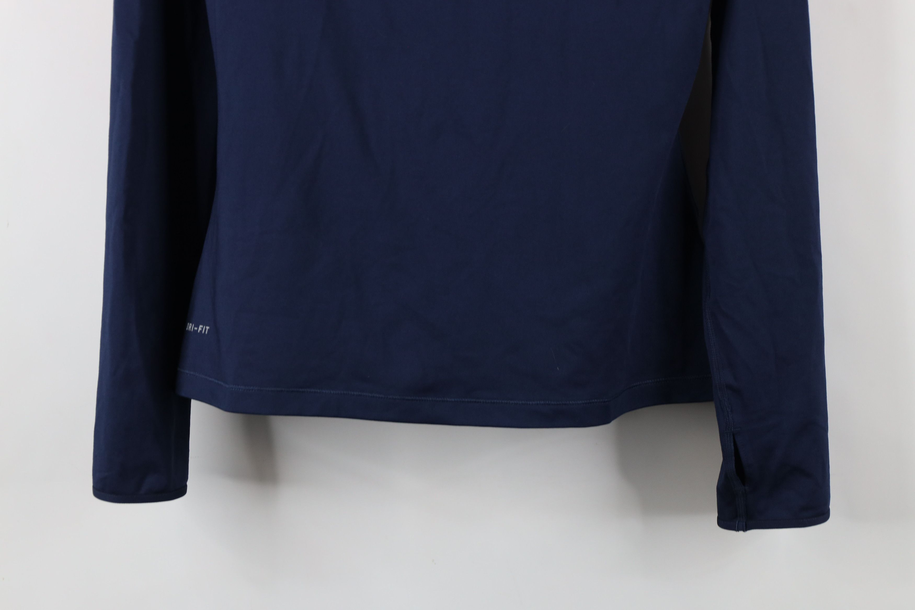 Nike × Vintage Nike Fleece Lined Mock Neck Compression Training T-Shirt Size M / US 6-8 / IT 42-44 - 3 Thumbnail