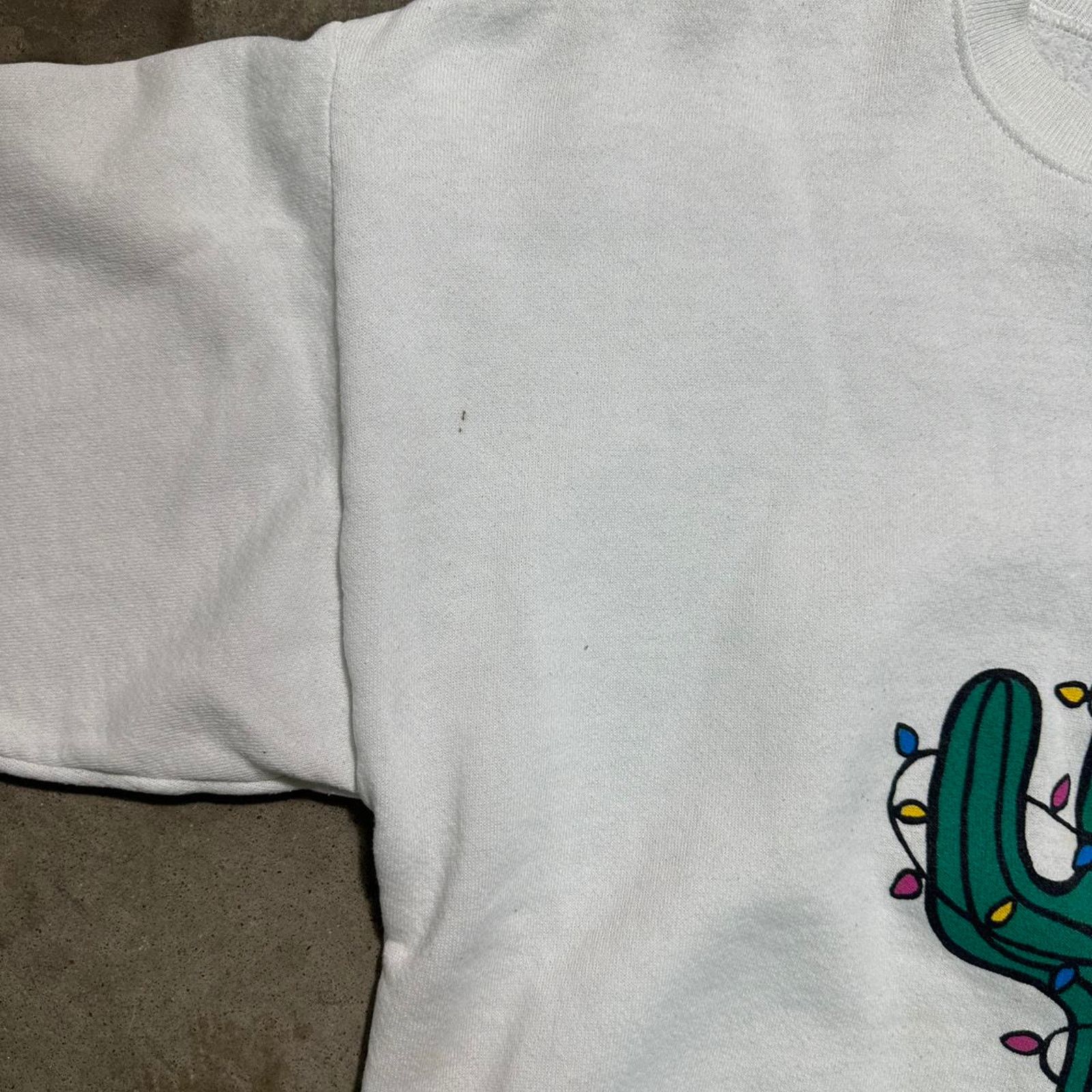 Tultex Vintage 90s Arizona Cactus Crewneck Comedy Funny Sweatshirt Size US XL / EU 56 / 4 - 4 Thumbnail