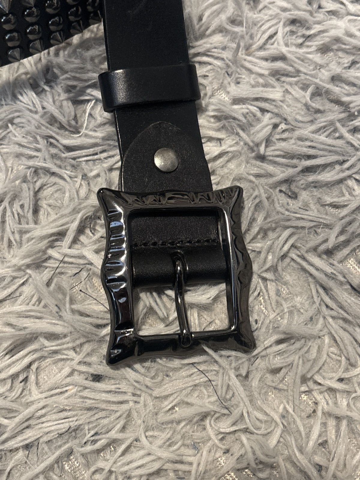 If Six Was Nine × Japanese Brand × KMRii Leather Spike Belt