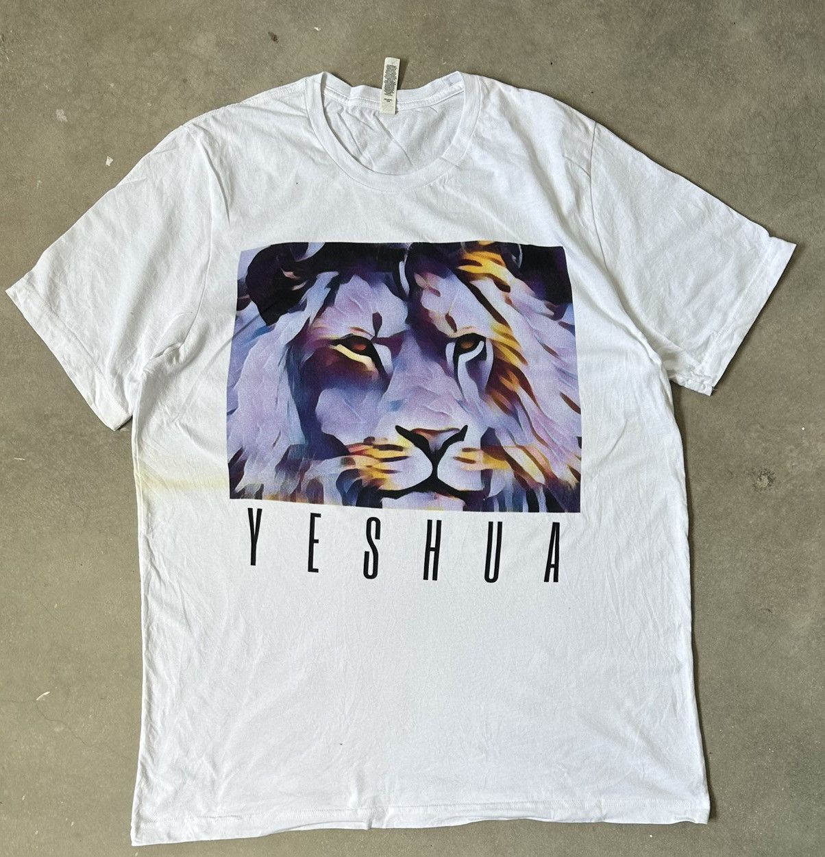 Canvas VINTAGE YESHUA LION TEE Size US L / EU 52-54 / 3 - 1 Thumbnail