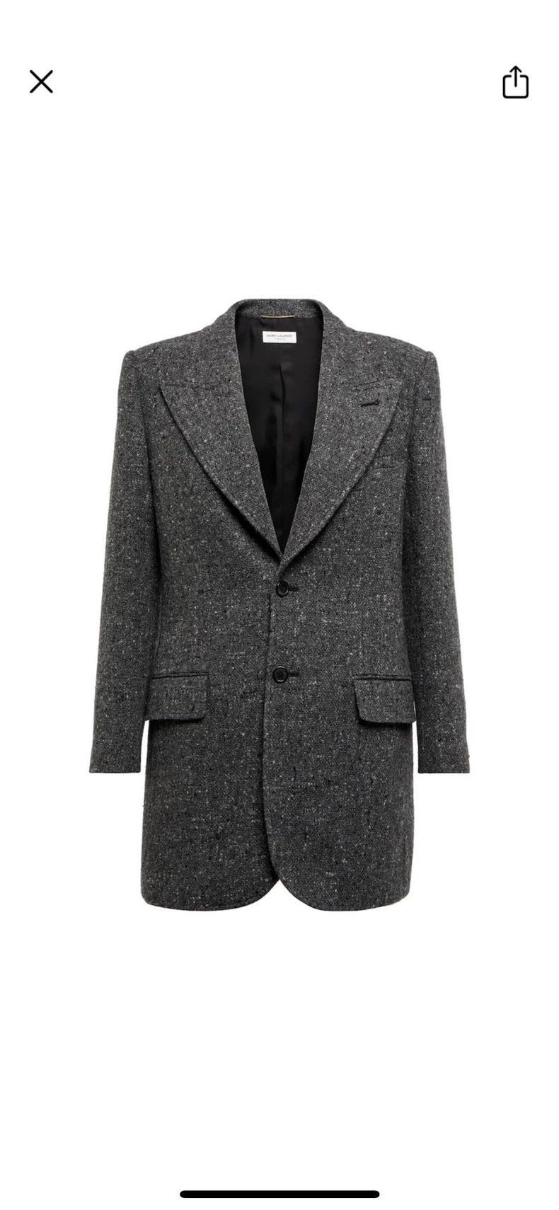 Saint Laurent Paris ysl saint laurent classic wool blazer-2507 Size US XS / EU 42 / 0 - 8 Thumbnail
