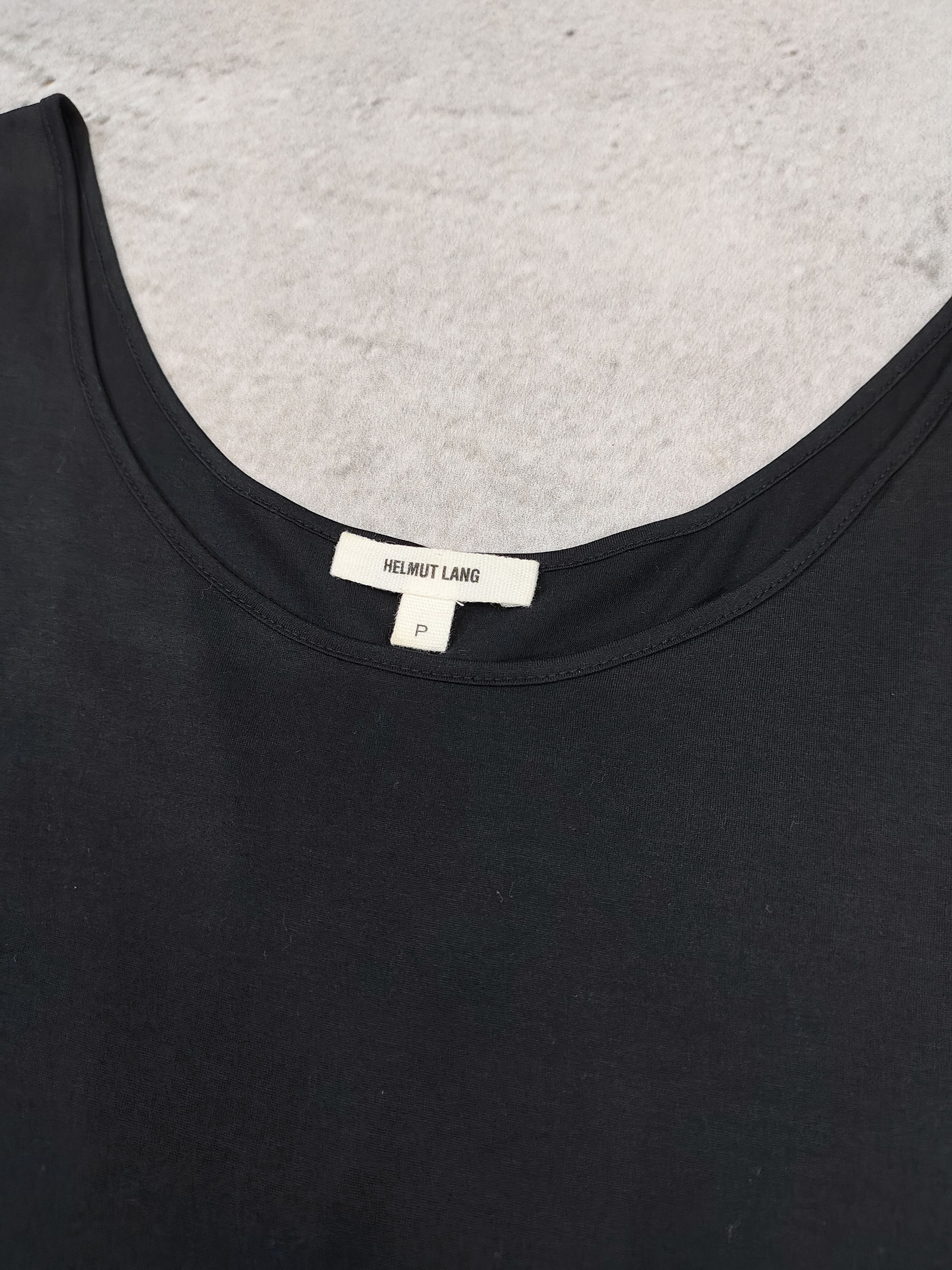Helmut Lang Helmut Lang- Minimalist Clean Essential Black Tank Top Size S / US 4 / IT 40 - 7 Thumbnail