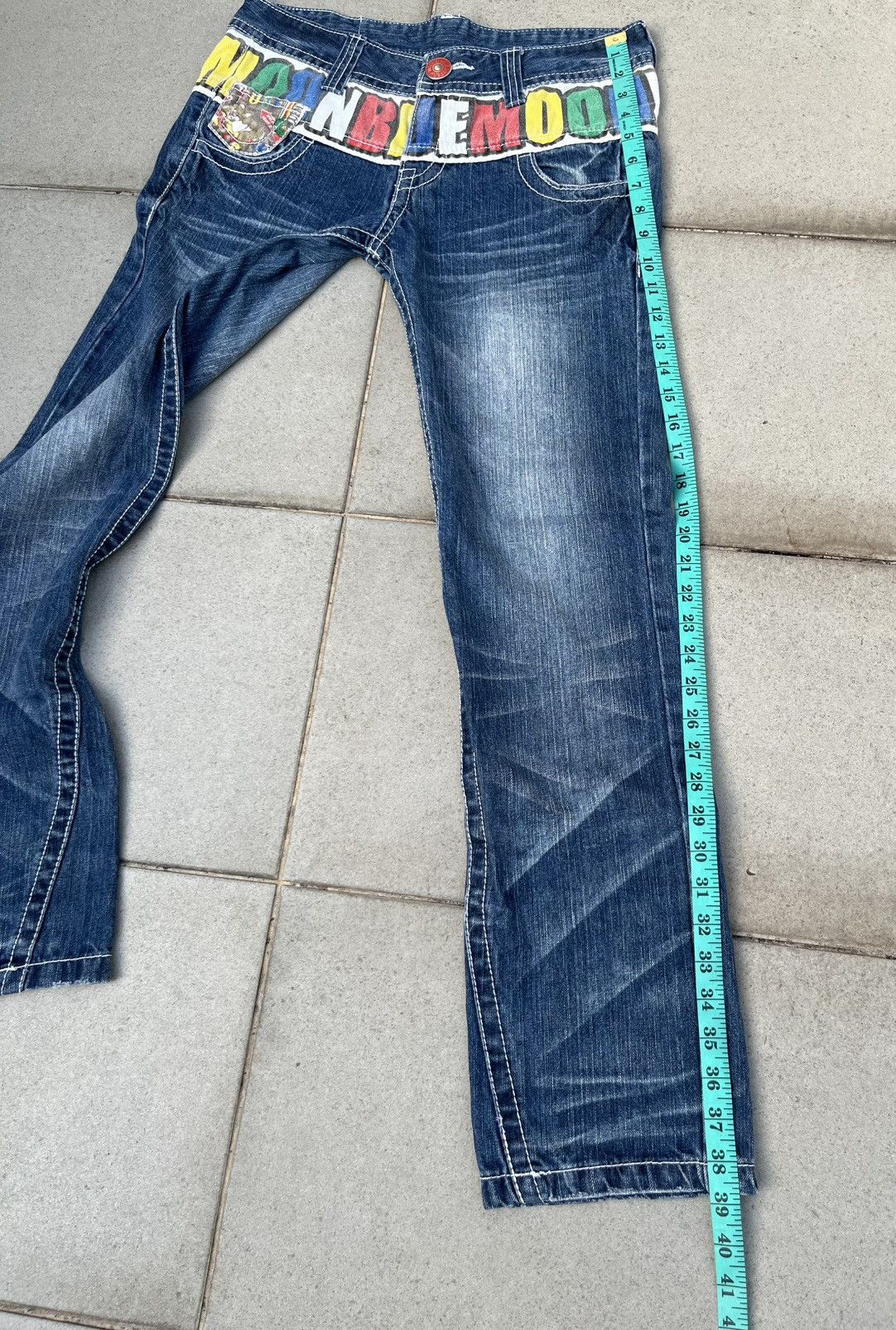 Blue Blue Japan Blue Moon Blue Iconic Japanese Brand Jeans Size US 30 / EU 46 - 16 Thumbnail