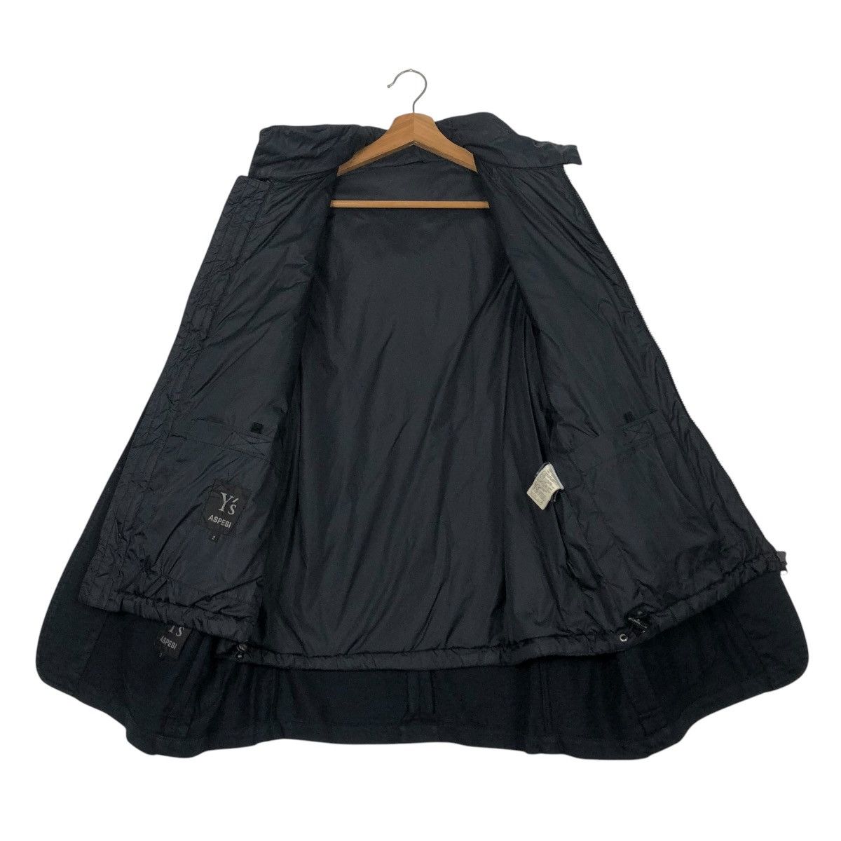 Yohji Yamamoto 🔥VINTAGE Y’S ASPESI YOHJI YAMAMOTO DOUBLE LAYER BIKER JACKET Size US M / EU 48-50 / 2 - 15 Thumbnail