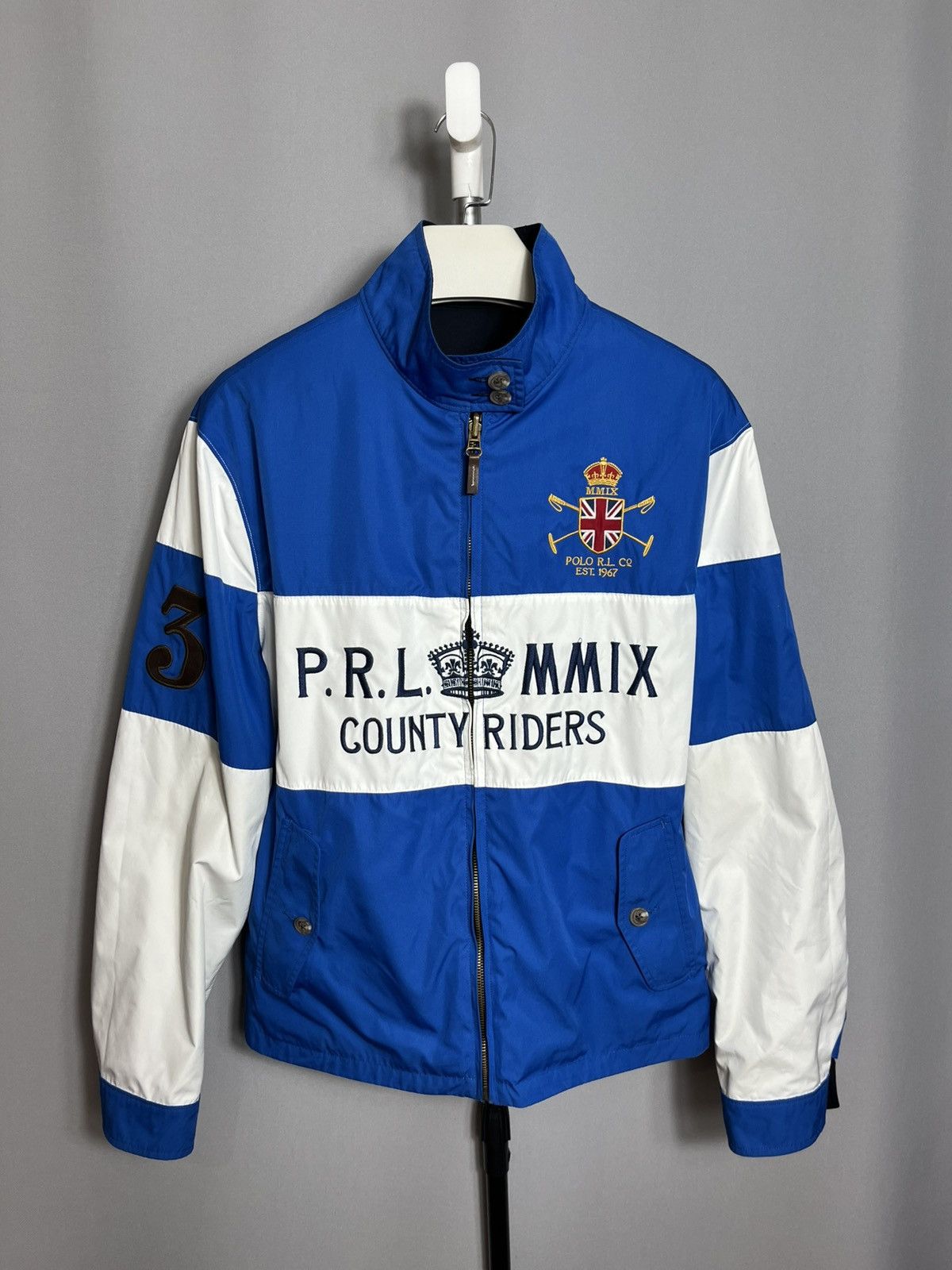 Polo Ralph Lauren Polo Ralph Lauren MMIX Reversible Jacket White Blue Casual Size US L / EU 52-54 / 3 - 1 Thumbnail