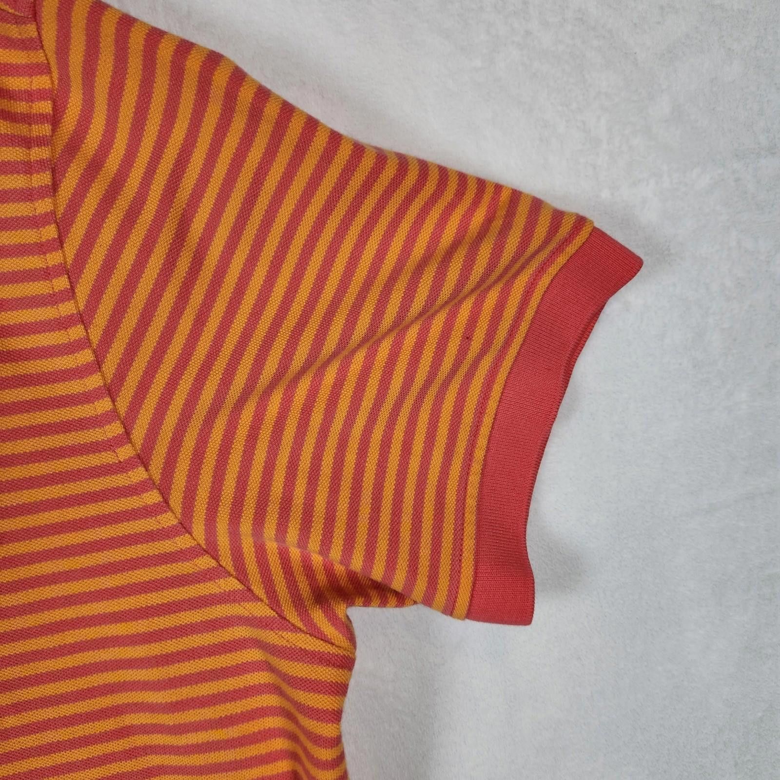 Lands' End Lands End Short Sleeve Polo Shirt Orange Pink Mens Size 2XL Size US XXL / EU 58 / 5 - 4 Thumbnail