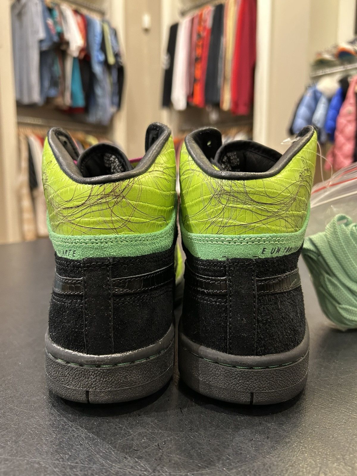 Nike Nike Court Force Hi ‘Black Green’ Size US 9 / EU 42 - 5 Thumbnail