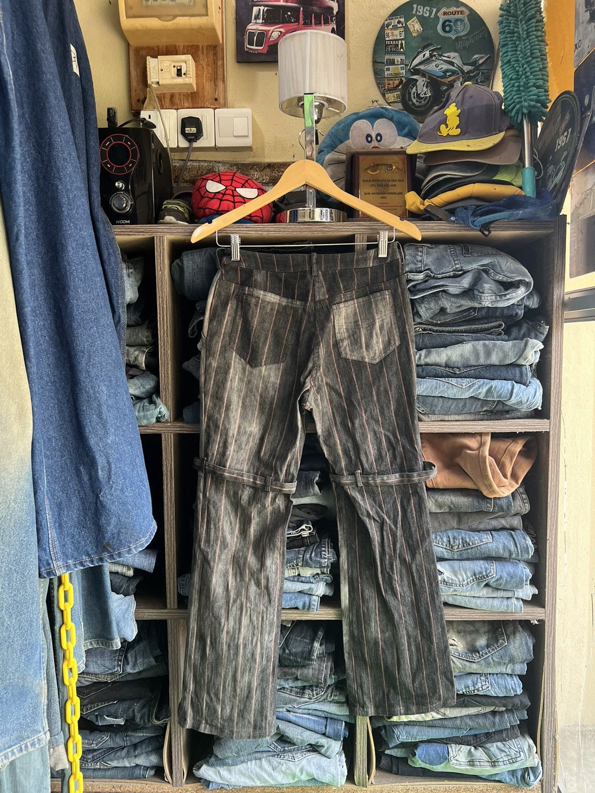 If Six Was Nine 🔥Sun Faded Caravan Punk Seditionaries Bondage Pant Size US 28 / EU 44 - 3 Thumbnail