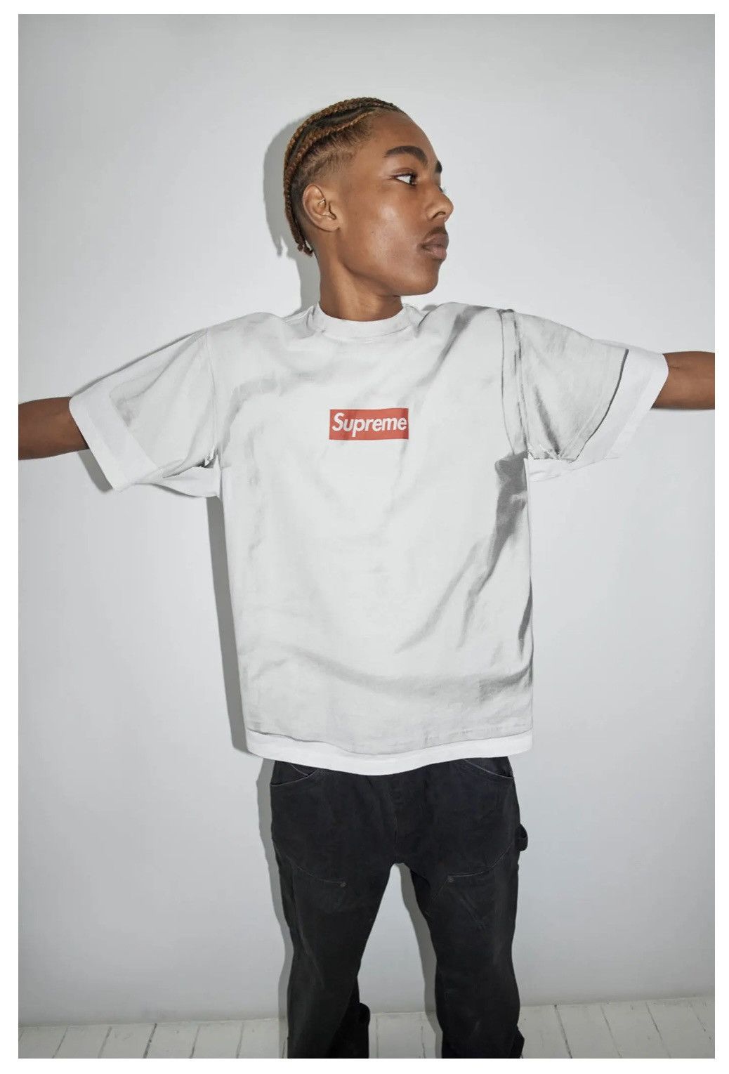 Supreme Maison Margiela BoxLogo Tee Mサイズ