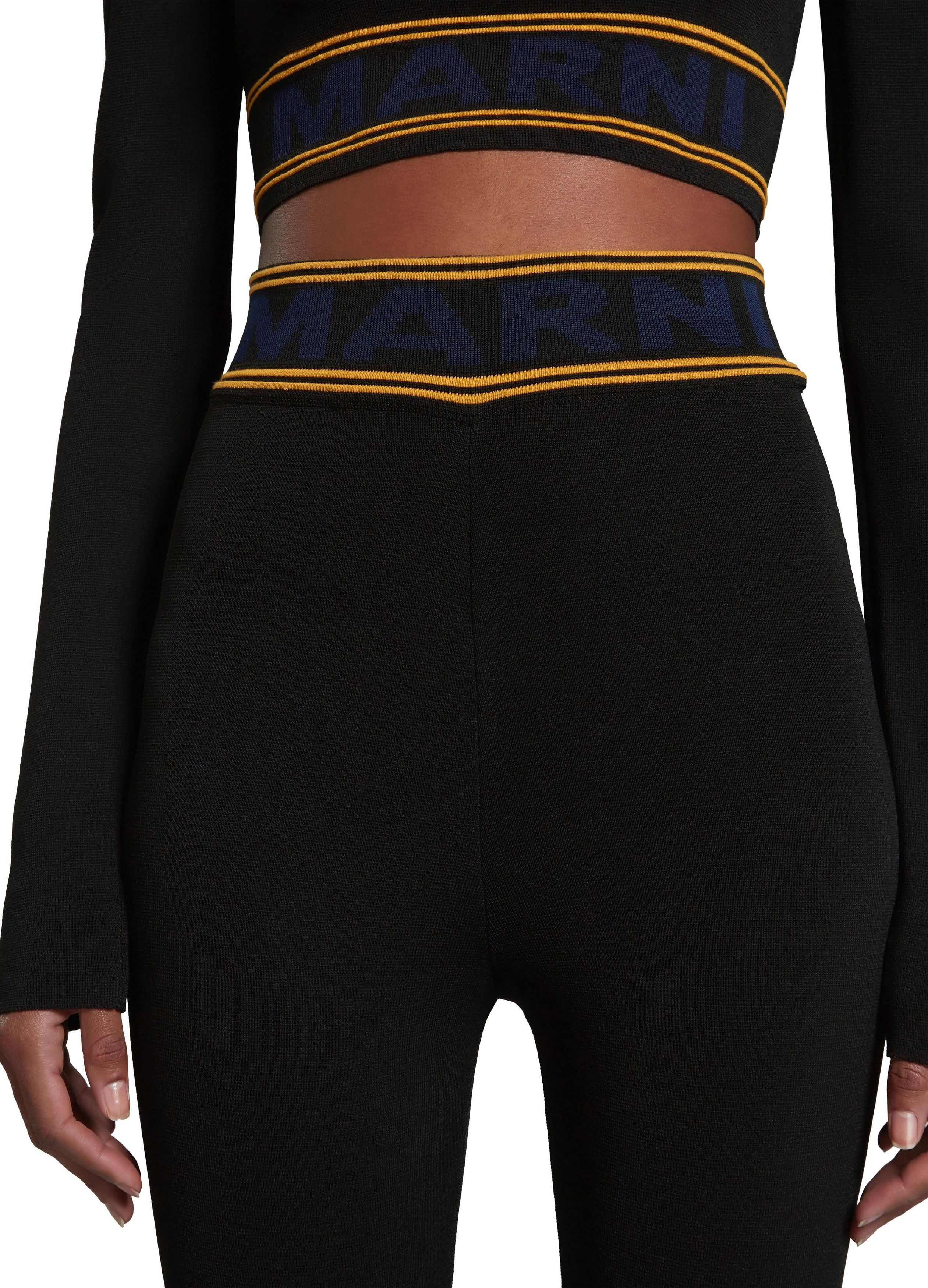 Marni o1w1db10824 Leggings in Black Size 30" / US 8 / IT 44 - 4 Thumbnail