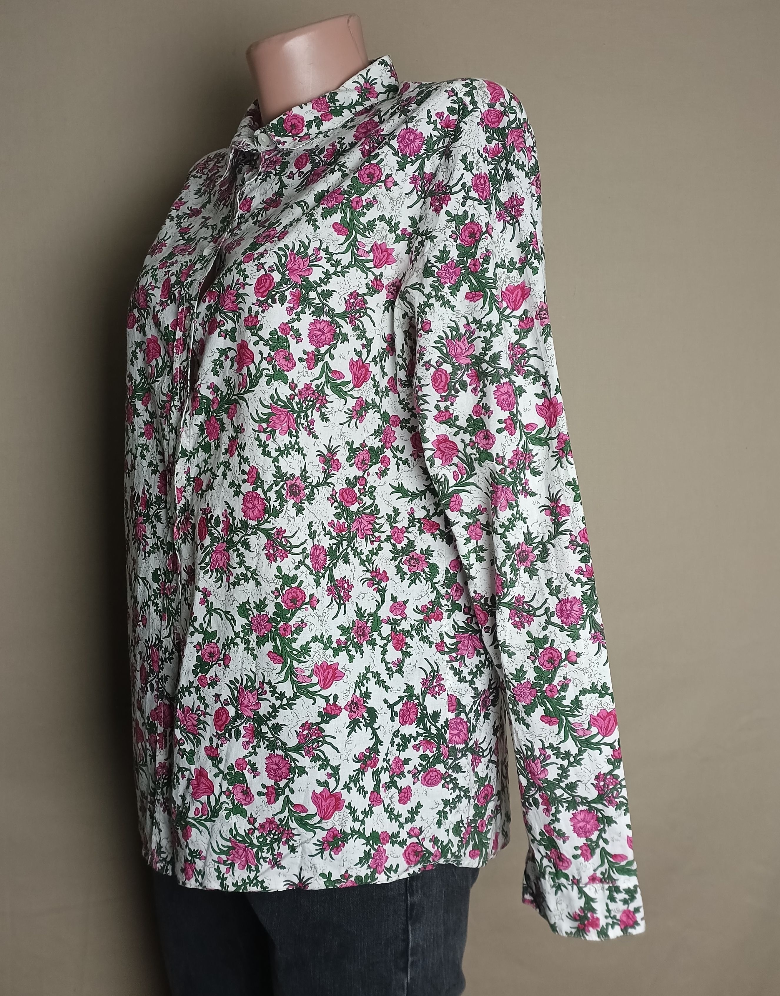 Sezane Sezane Pierro Cotton Shirt Blouse Liberty Rose Print EU 38 Size S / US 4 / IT 40 - 7 Thumbnail