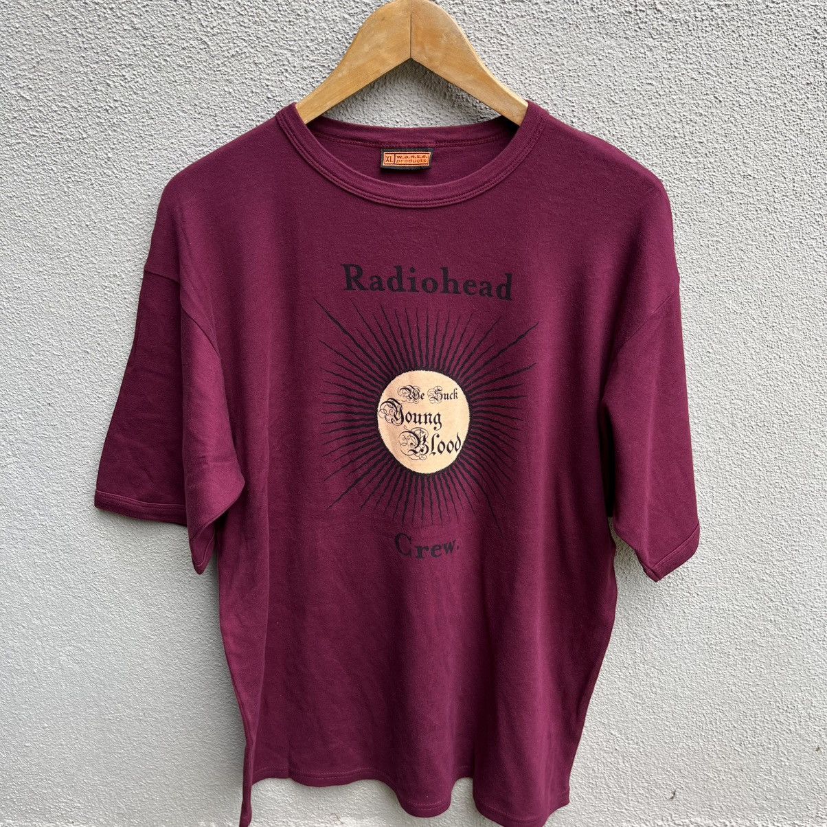 Band Tees Vintage RADIOHEAD band crew tee by waste Size US L / EU 52-54 / 3 - 2 Thumbnail