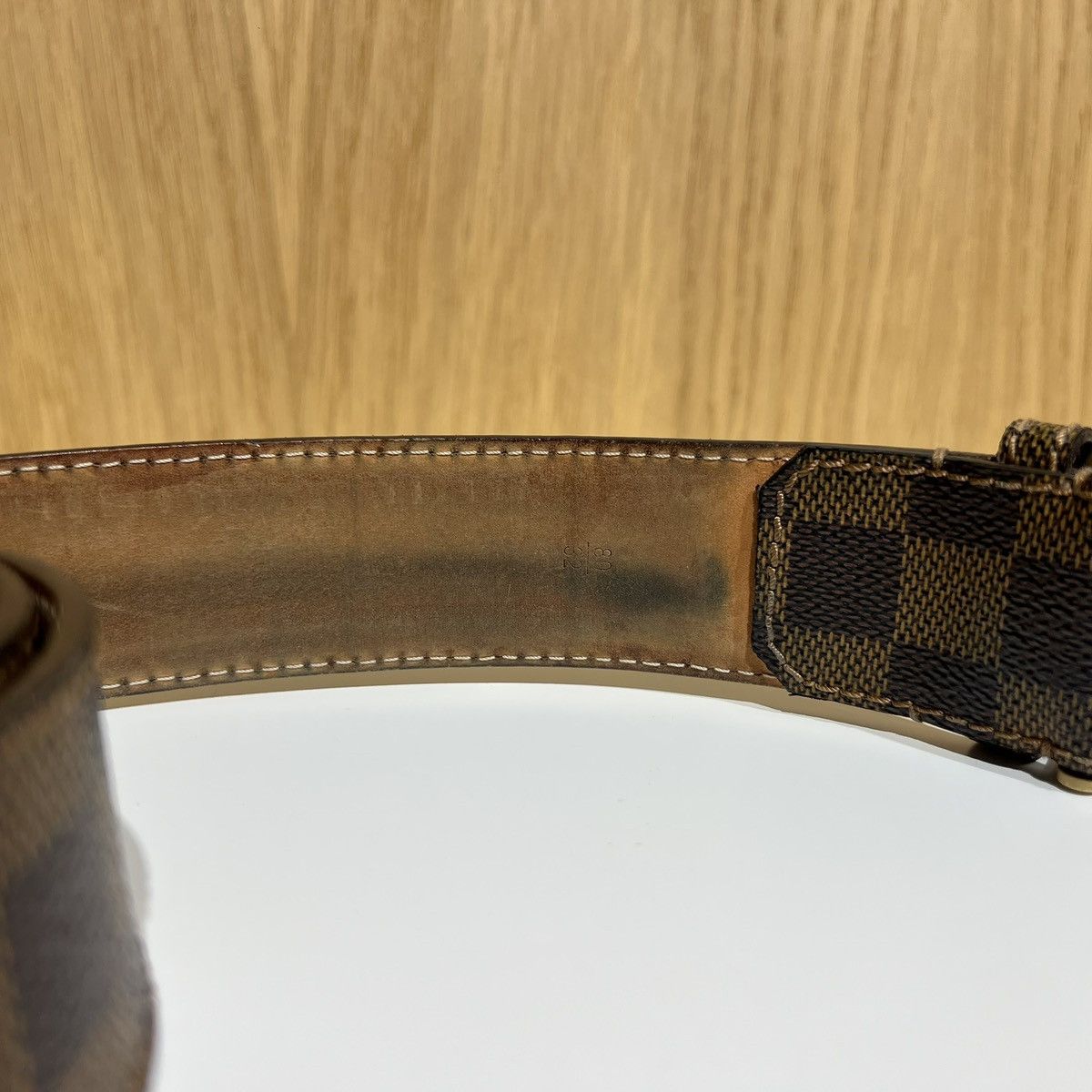 Louis Vuitton 🔹Louis Vuitton Inventeur Metal Buckle Leather Belt Size ONE SIZE - 2 Thumbnail