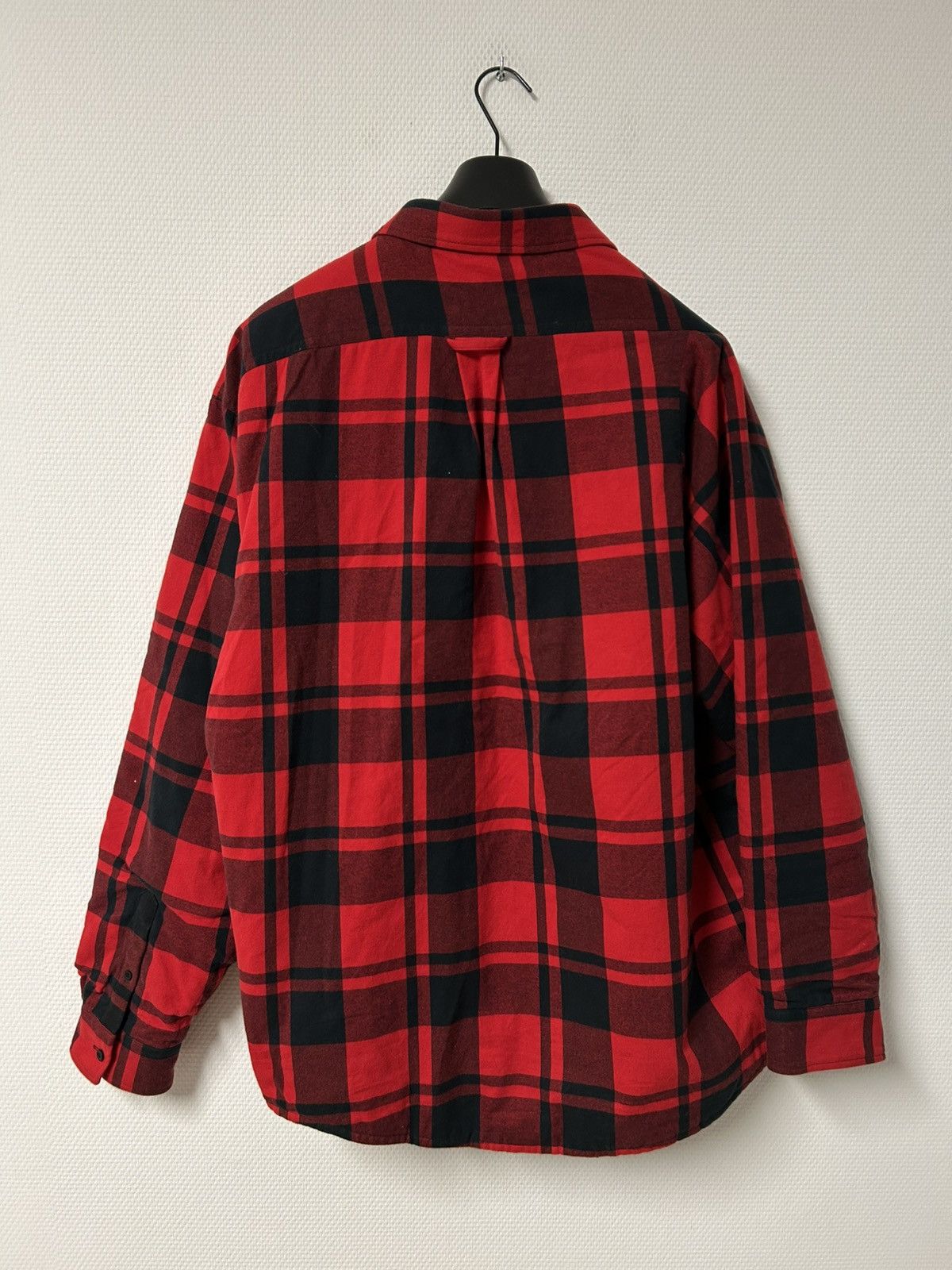 Balenciaga 2021 quilted padded flannel plaid red Size US S / EU 44-46 / 1 - 2 Thumbnail