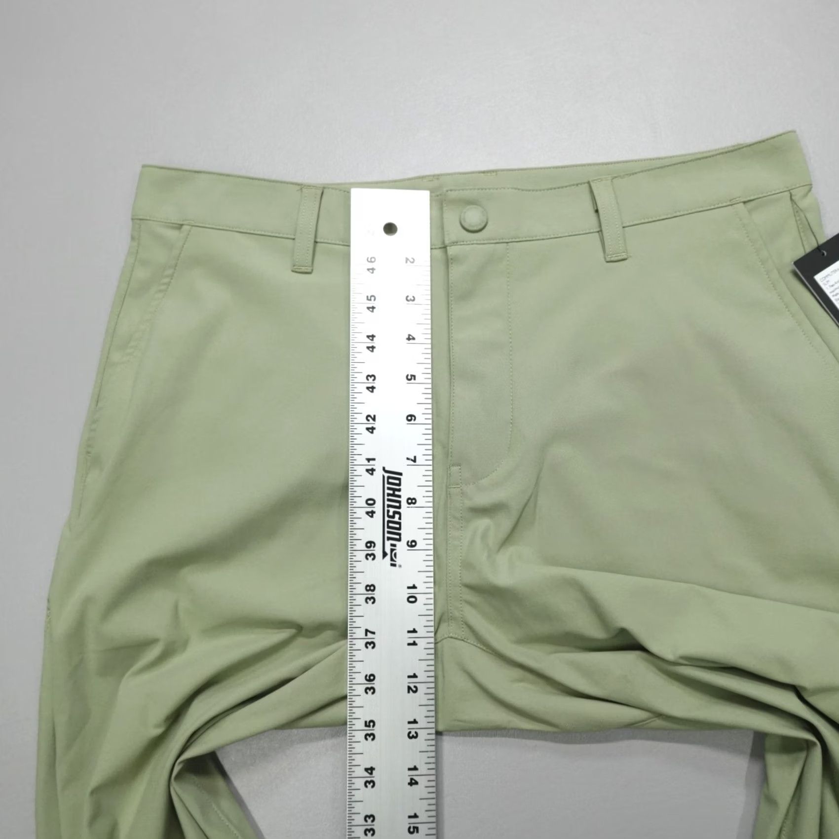 Rhone Rhone Slim Fit 5 Pocket Pants Men Green 33" Inseam Inseam 33" Chino Straight Front Belt Loops Logo Pocket Size US 32 / EU 48 - 5 Thumbnail