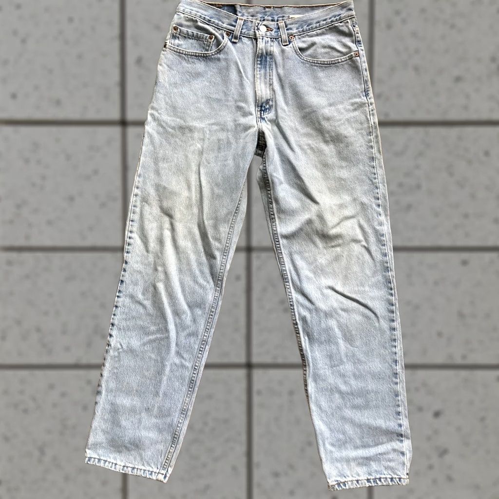 Levi's VINTAGE Levi's 550 Jeans Mens 33x32 (Fits 31x31) Light Wash Relaxed Tapered USA Made 80s 90s Western Size US 33 - 1 Thumbnail