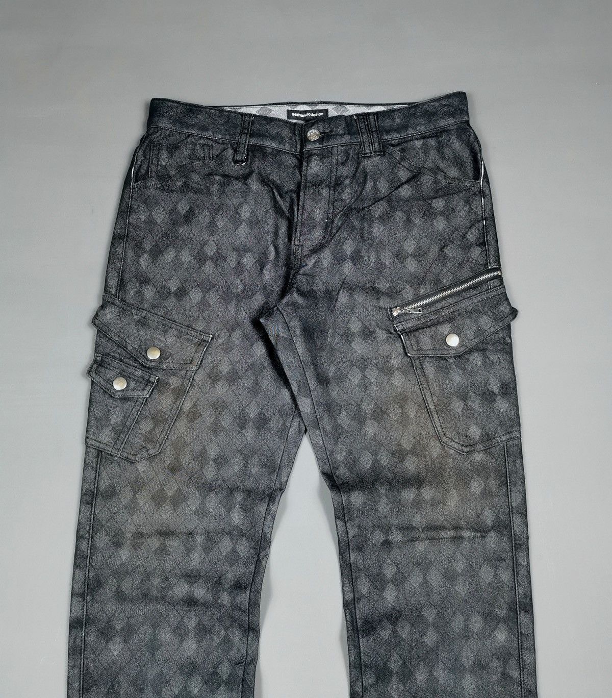 semanticdesign Semanticdesign Diamond Structure Cargo Pants Size US 31 - 2 Thumbnail