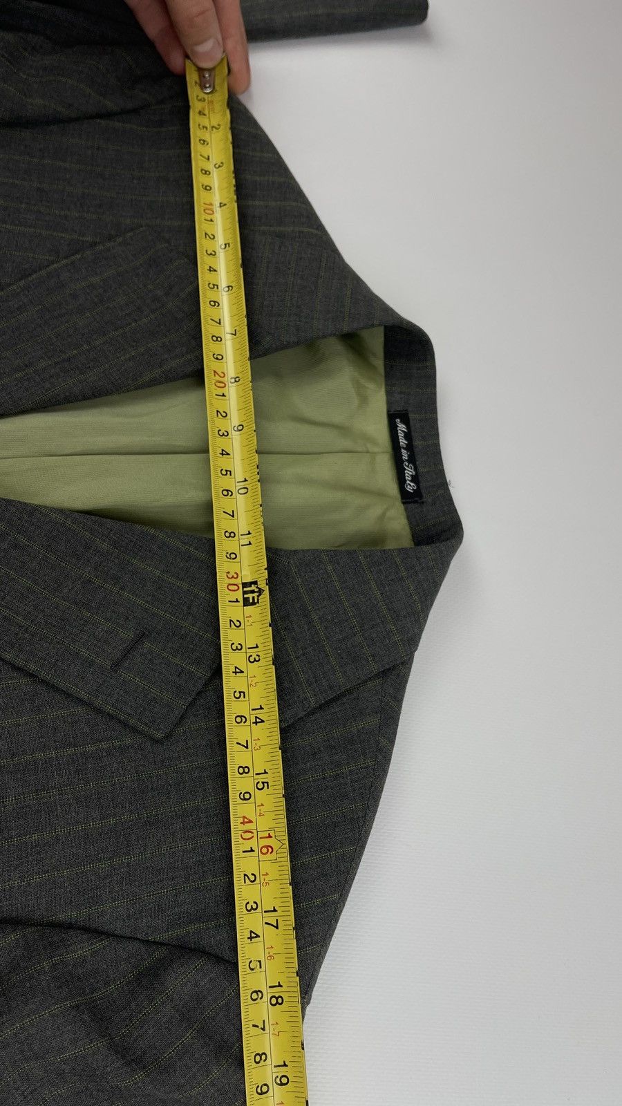 Designer × Pal Zileri Pal Zileri Stripped Single Breasted 3 Btn Suit Size 40R - 13 Thumbnail