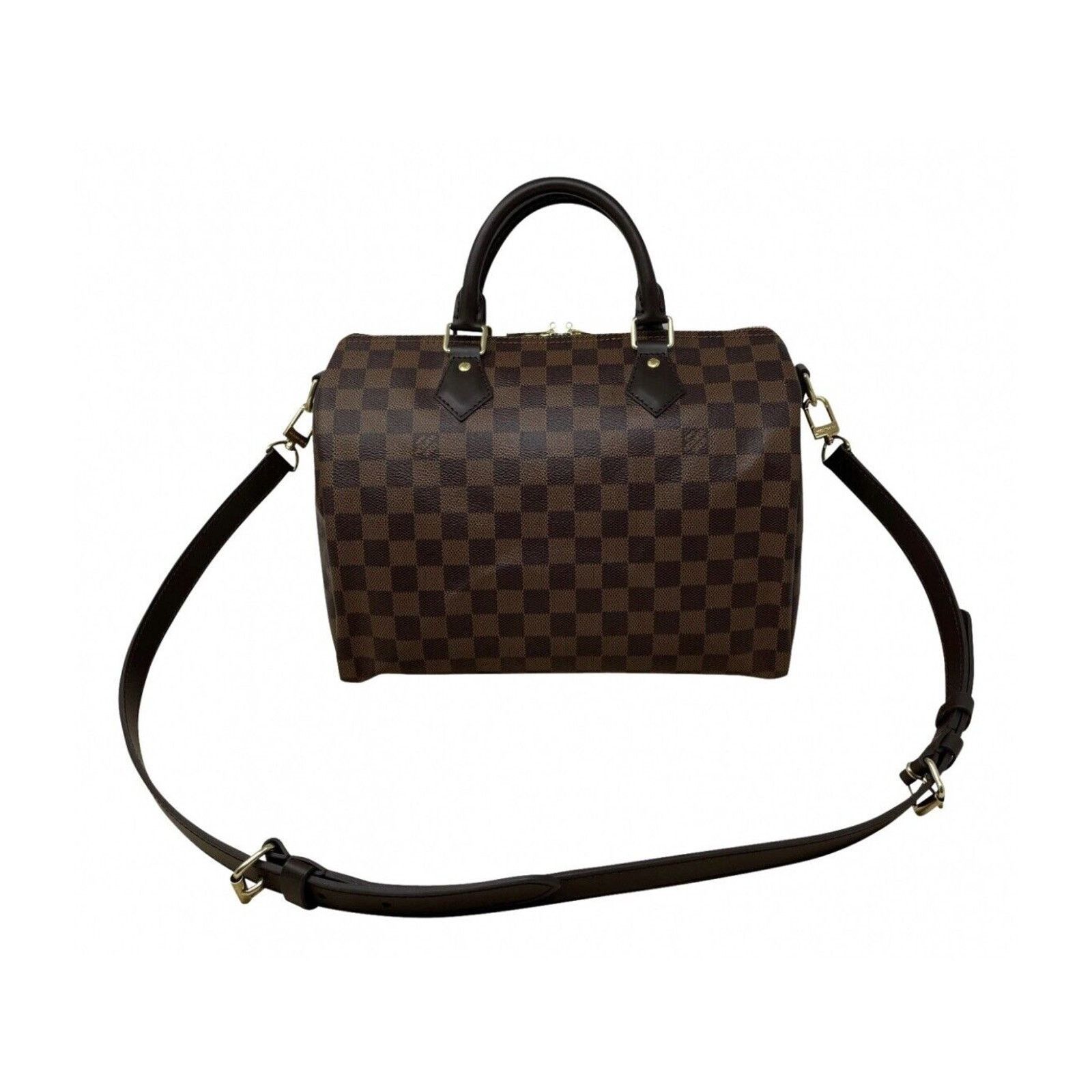 Louis Vuitton Authentic Louis Vuitton Damier Ebene Canvas Speedy 30 Bando Size ONE SIZE - 2 Thumbnail