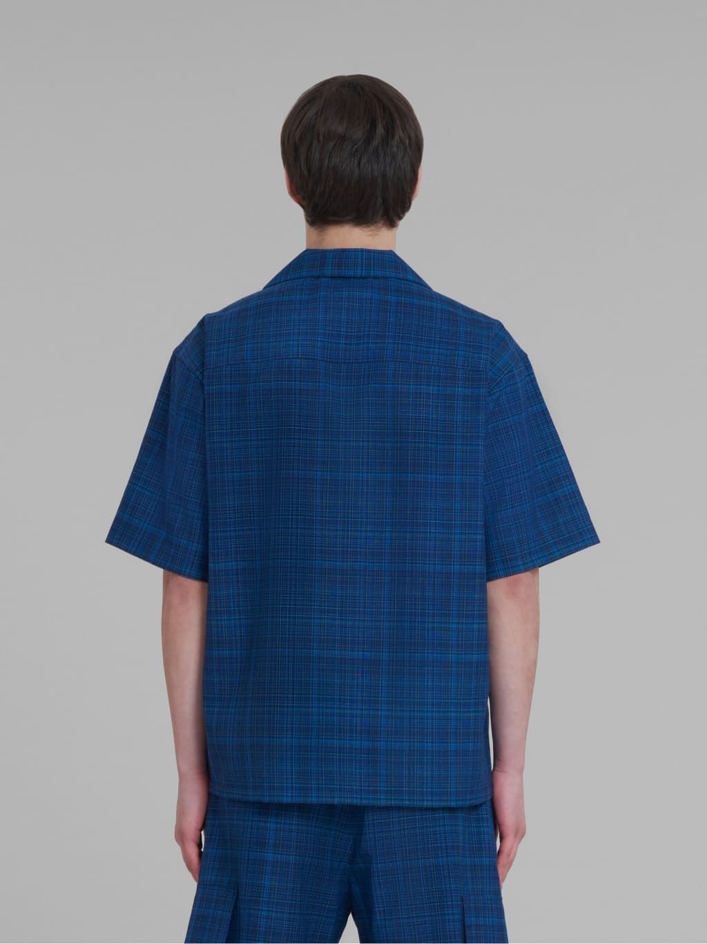 Marni o1w1db11024 Short-Sleeved Shirt in Blue Size US S / EU 44-46 / 1 - 2 Thumbnail